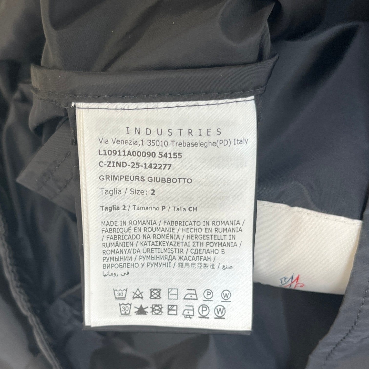 Men's Grimpeurs Windbreaker Black Size 2 / M