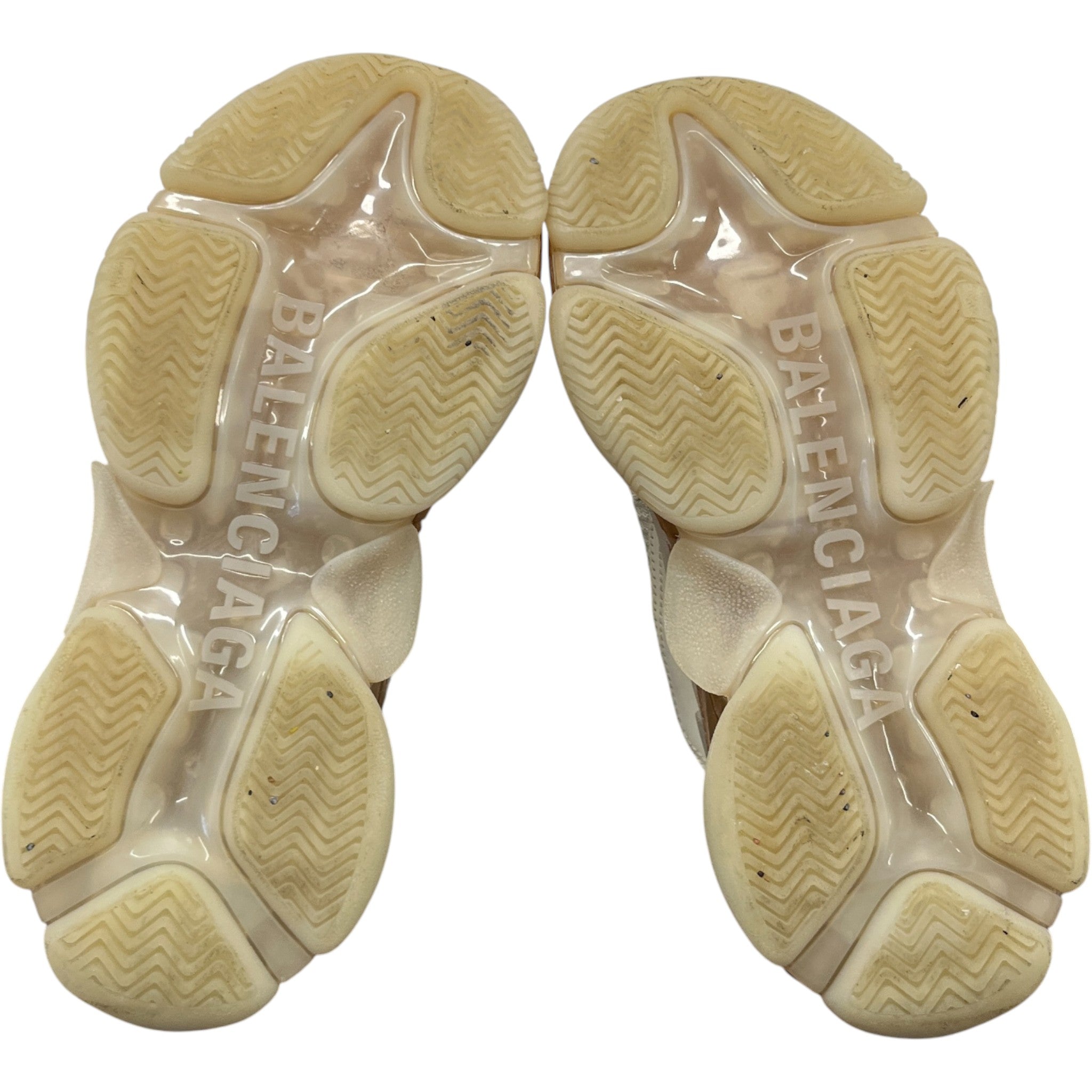 Women's Triple S Low Trainers Beige Size EU 37 / UK 4