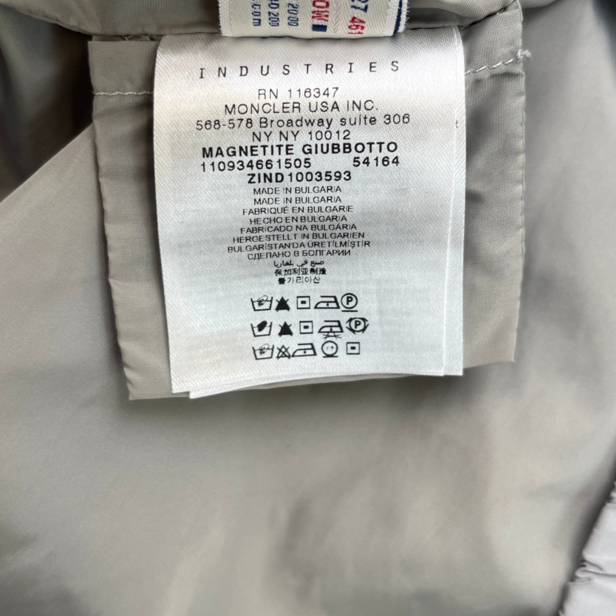 Women's Magnetite Windbreaker Grey Size 1 / UK 10