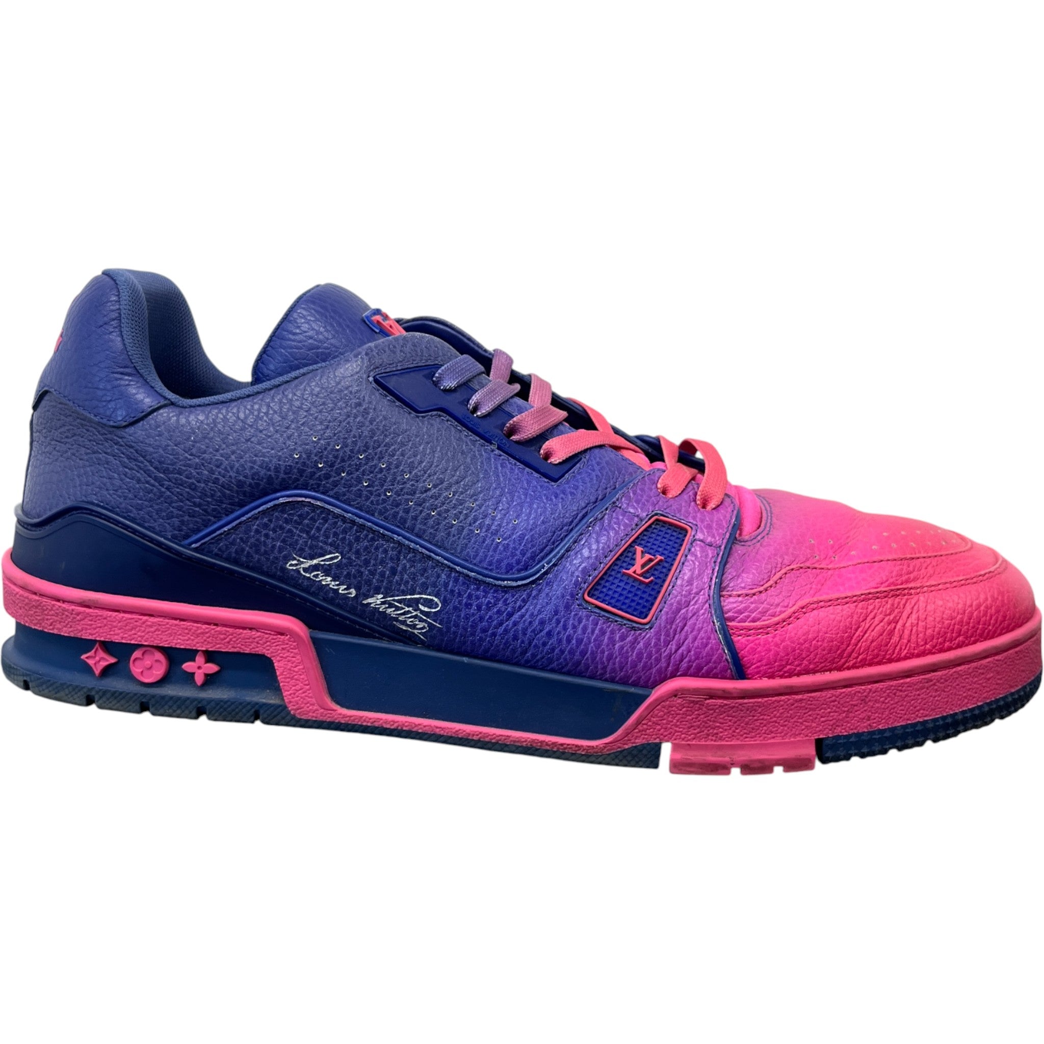 Men's Lv Ombre Low Trainers Pink Size EU 45 / UK 11