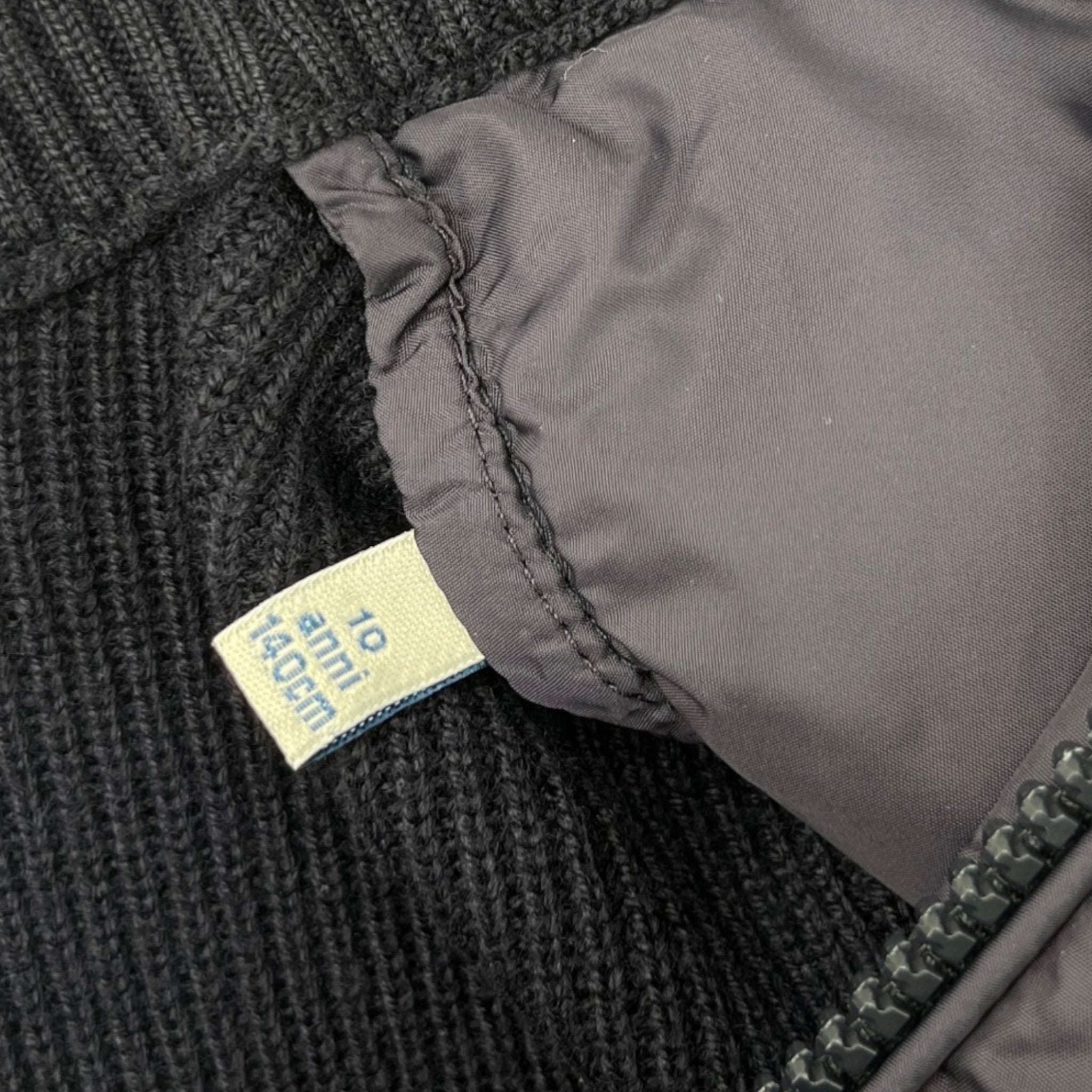 Men's Maglione Tricot Cardigan Kids Age 10 Jacket Navy Size XXS