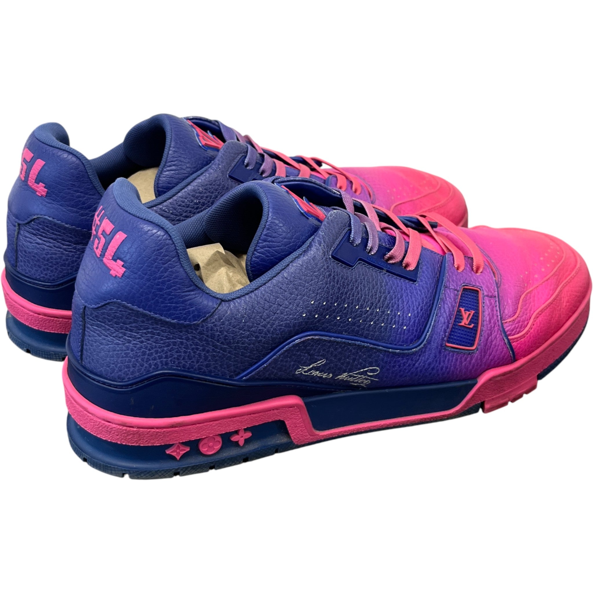 Men's Lv Ombre Low Trainers Pink Size EU 45 / UK 11