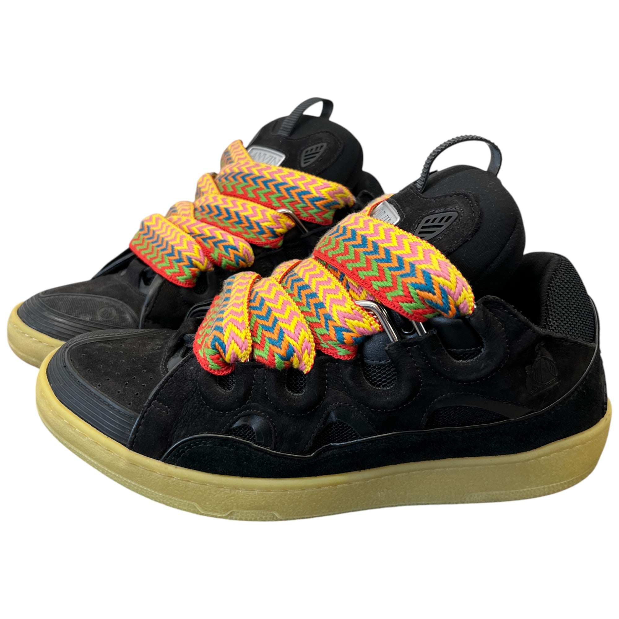 Men's Curb Low Trainers Black Size EU 43 / UK 9