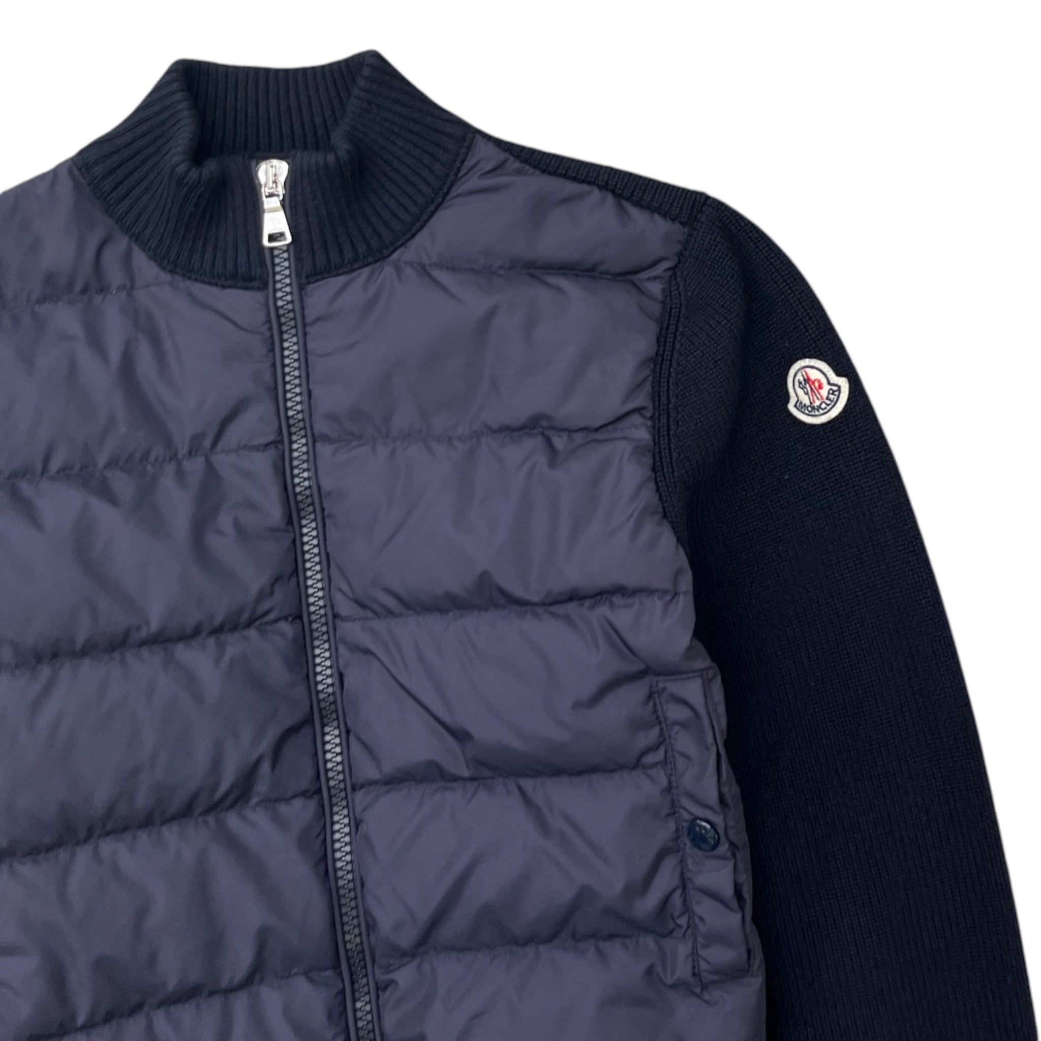Men's Maglione Tricot Cardigan Kids Age 10 Jacket Navy Size XXS