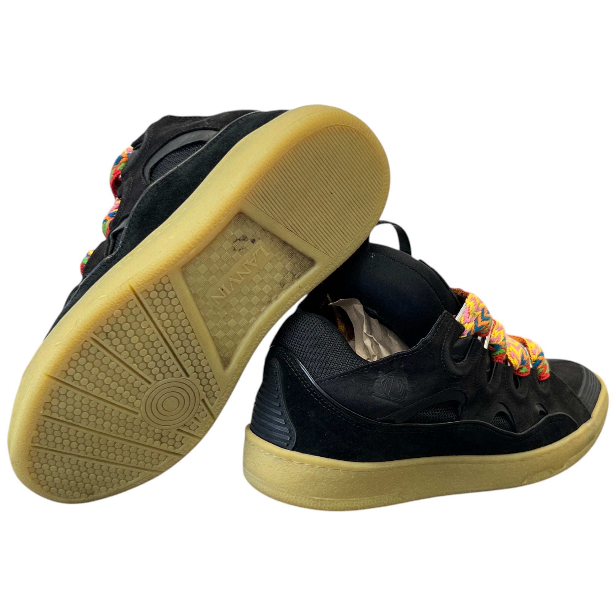 Men's Curb Low Trainers Black Size EU 43 / UK 9