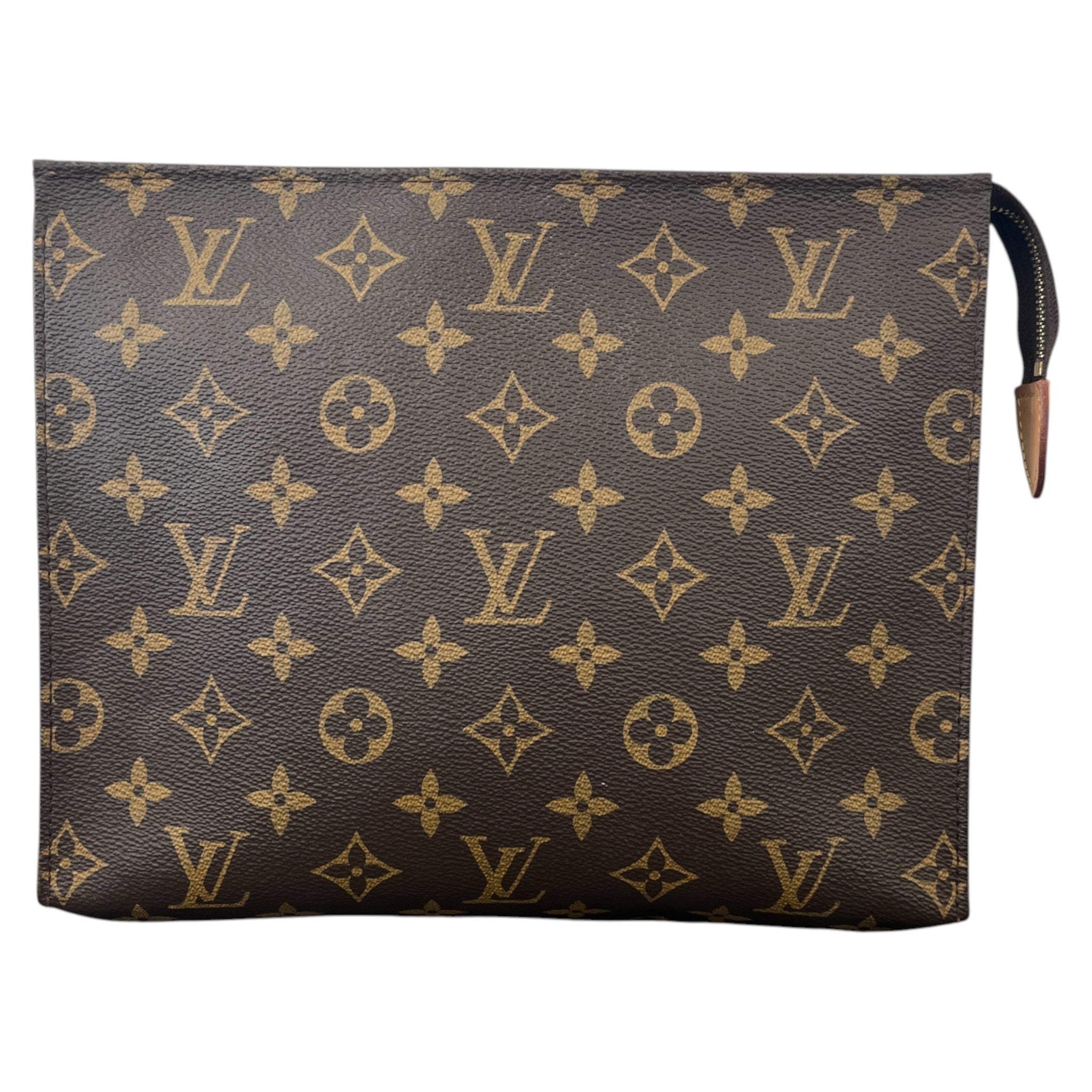 Women's Monogram Canvas 26 Toiletry Pouch Brown