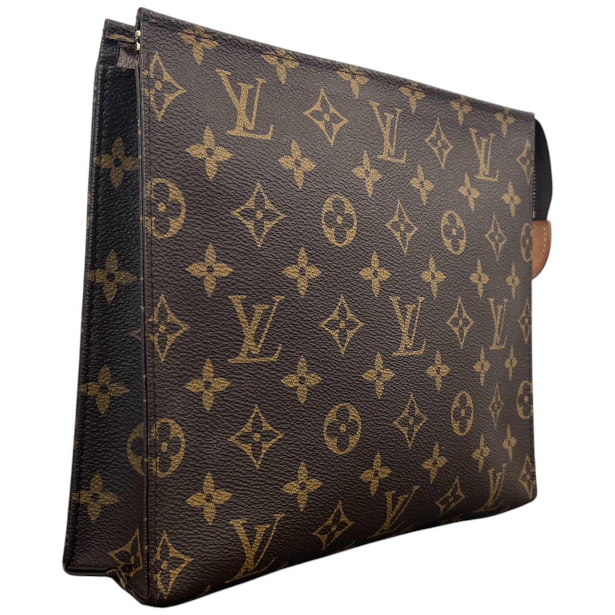 Women's Monogram Canvas 26 Toiletry Pouch Brown