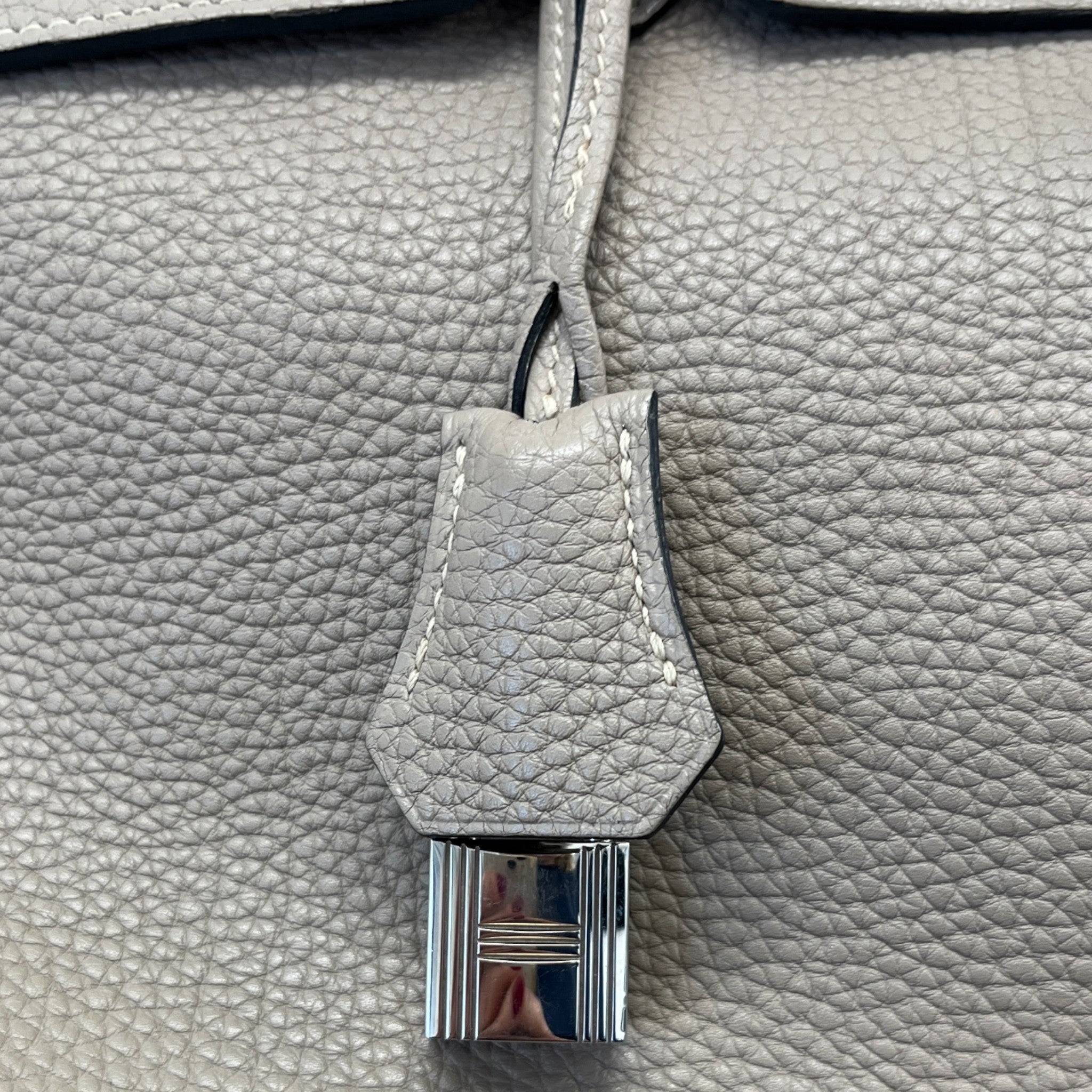 Women's Birkin 35 Togo Gris Etain Palladium Hardware Handbag Grey
