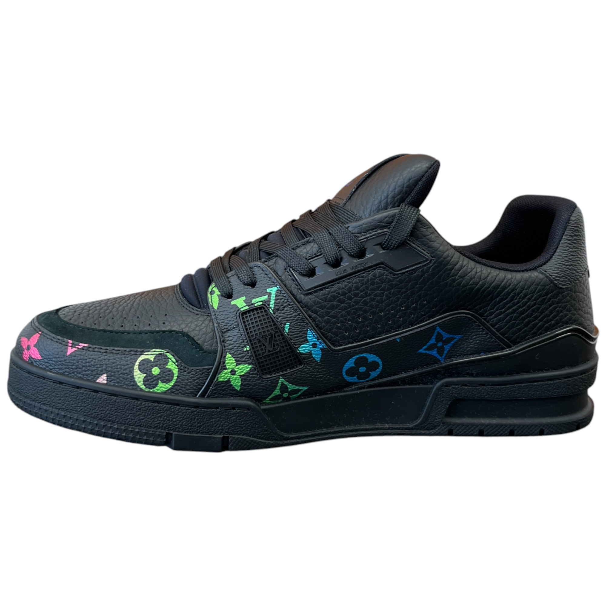 Men's Logo Print Rainbow Low Trainers Black Size EU 43 / UK 9