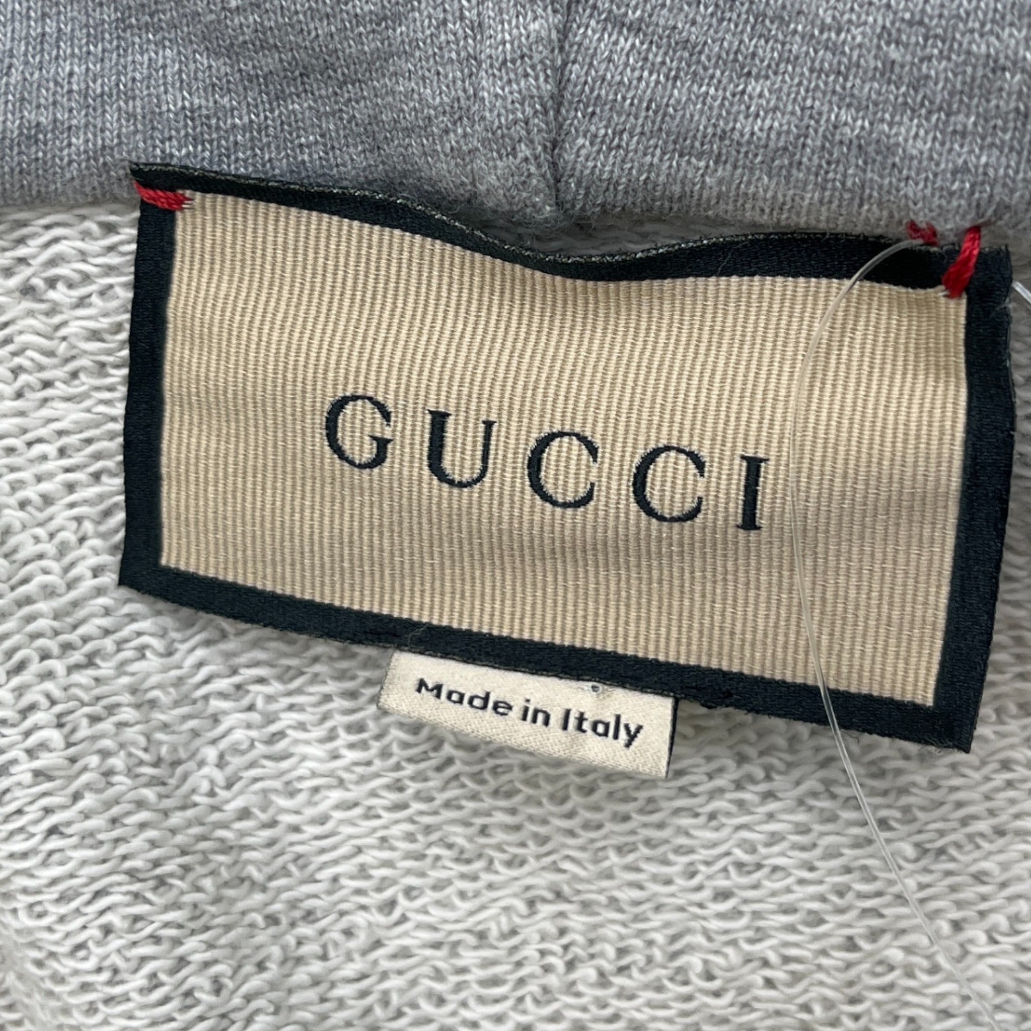 Men's Web Half Zip Hoodie Grey Size M