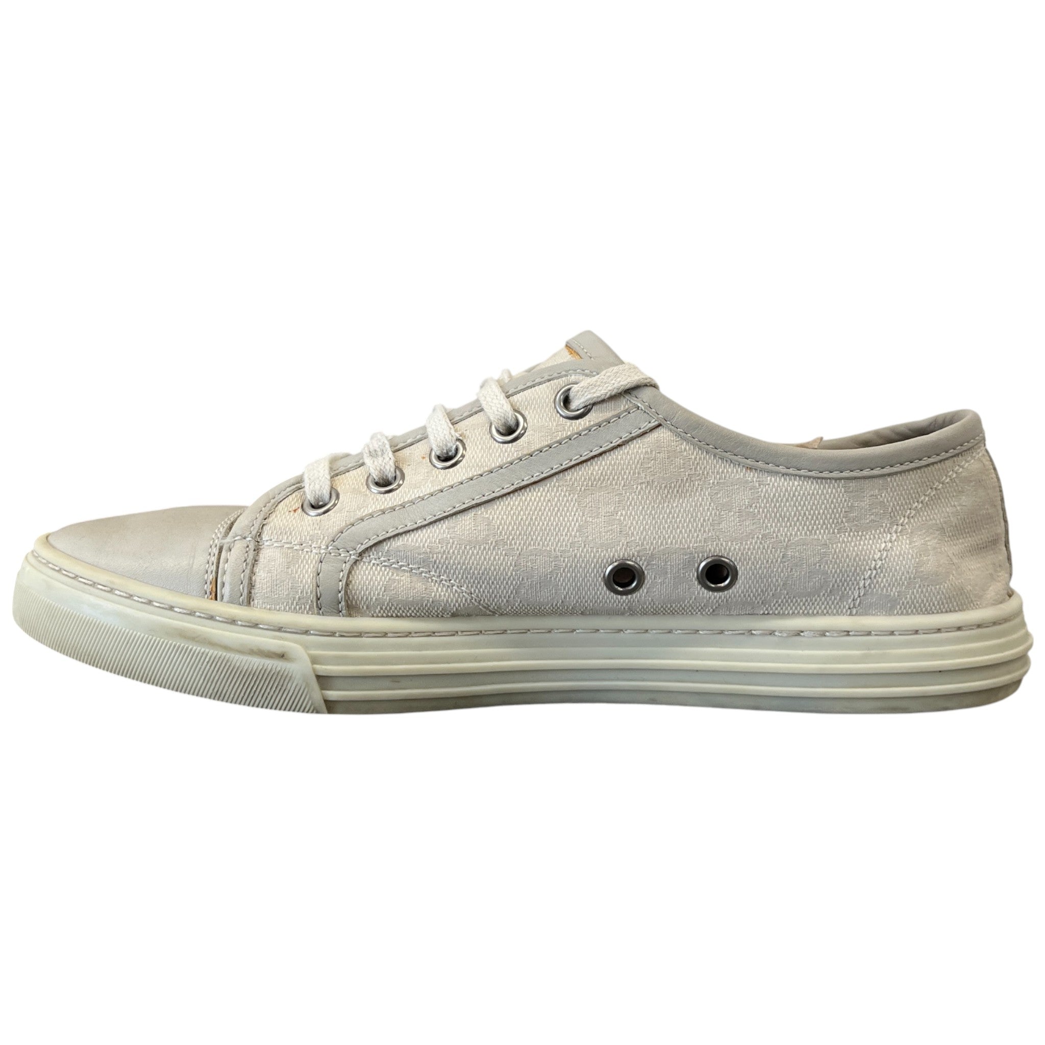Women's Gg Canvas Low Trainers Grey Size EU 36.5 / UK 3.5