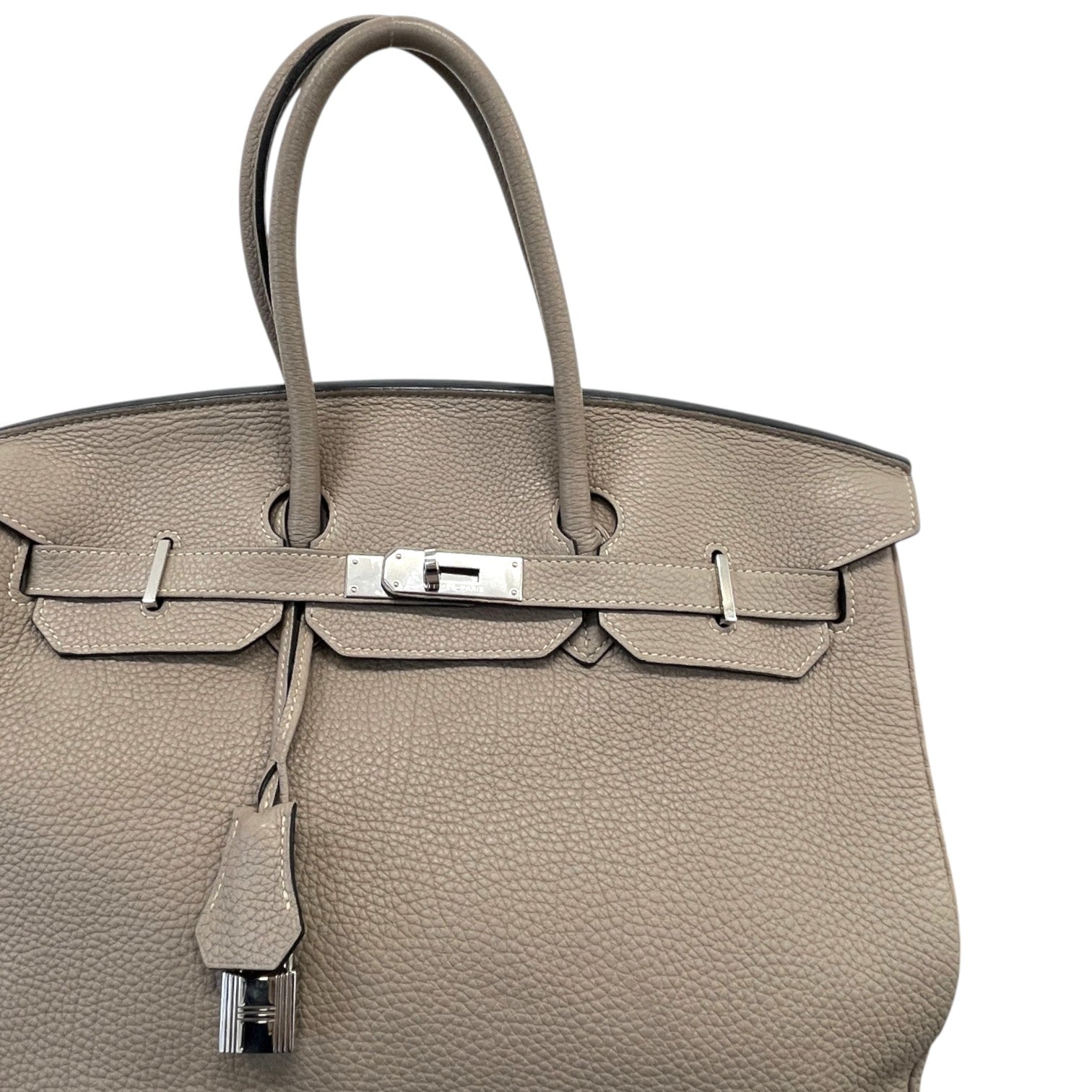 Women's Birkin 35 Togo Gris Etain Palladium Hardware Handbag Grey