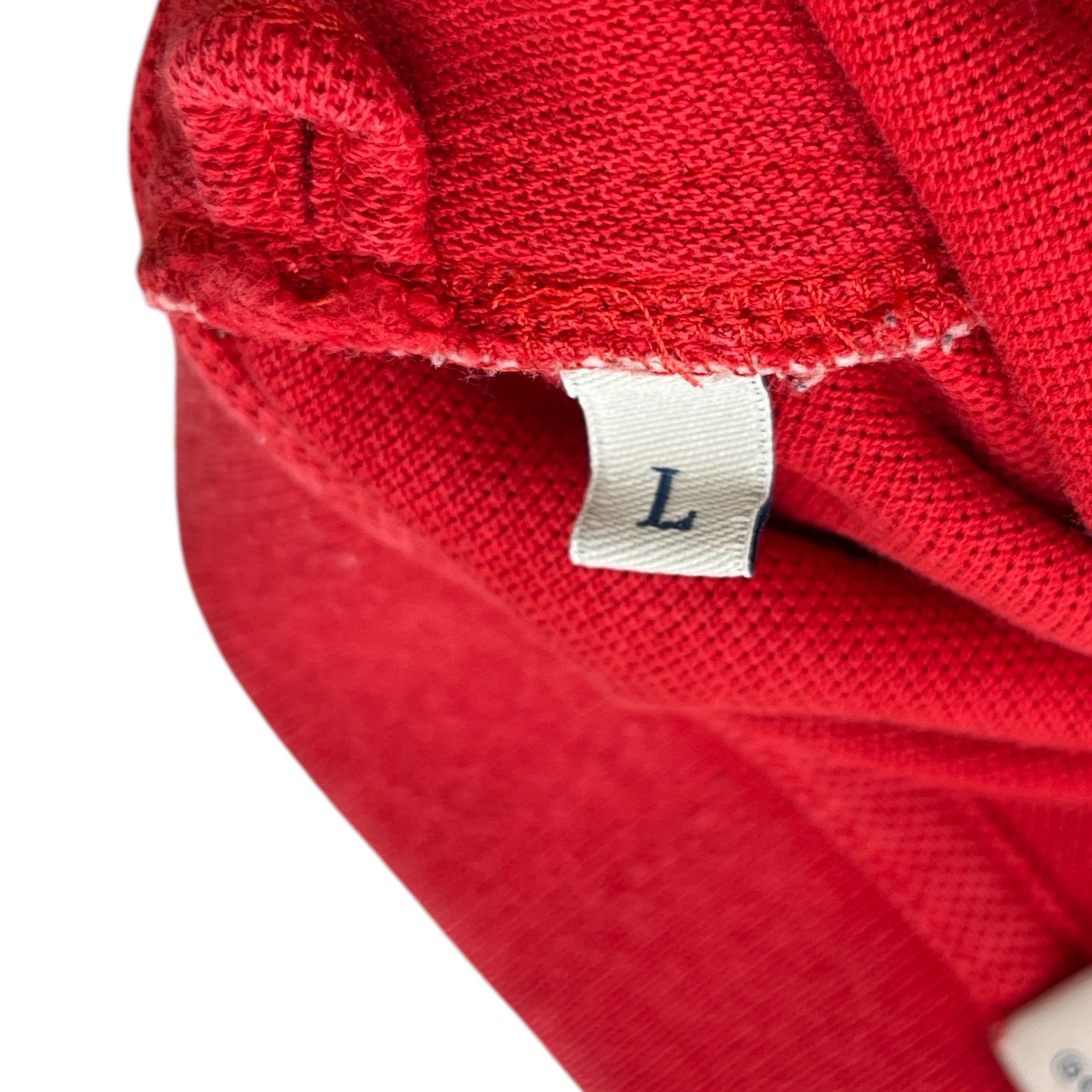 Men's Maglia Polo Shirt Red Size L