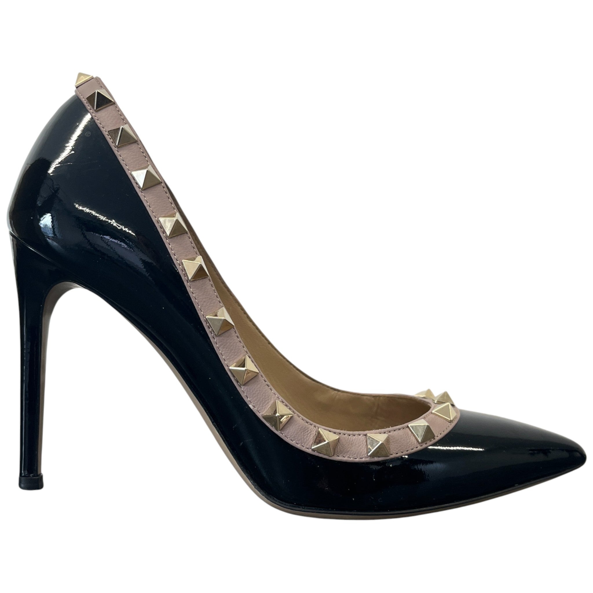 Women's Rockstud Heels Black Size EU 36.5 / UK 3.5