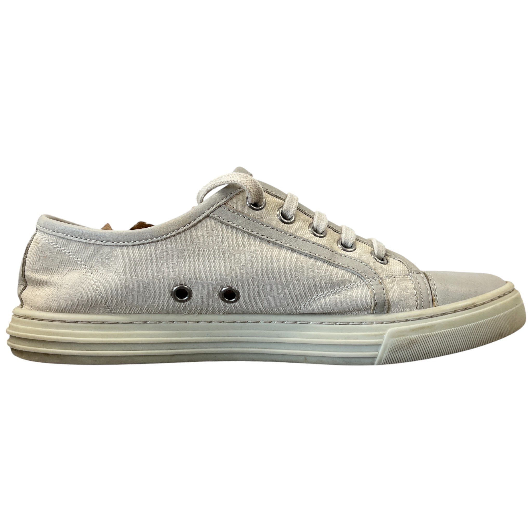Women's Gg Canvas Low Trainers Grey Size EU 36.5 / UK 3.5