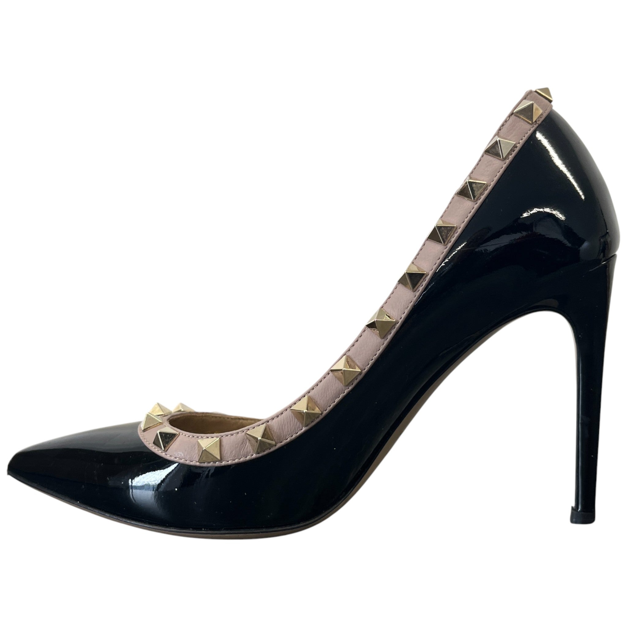 Women's Rockstud Heels Black Size EU 36.5 / UK 3.5
