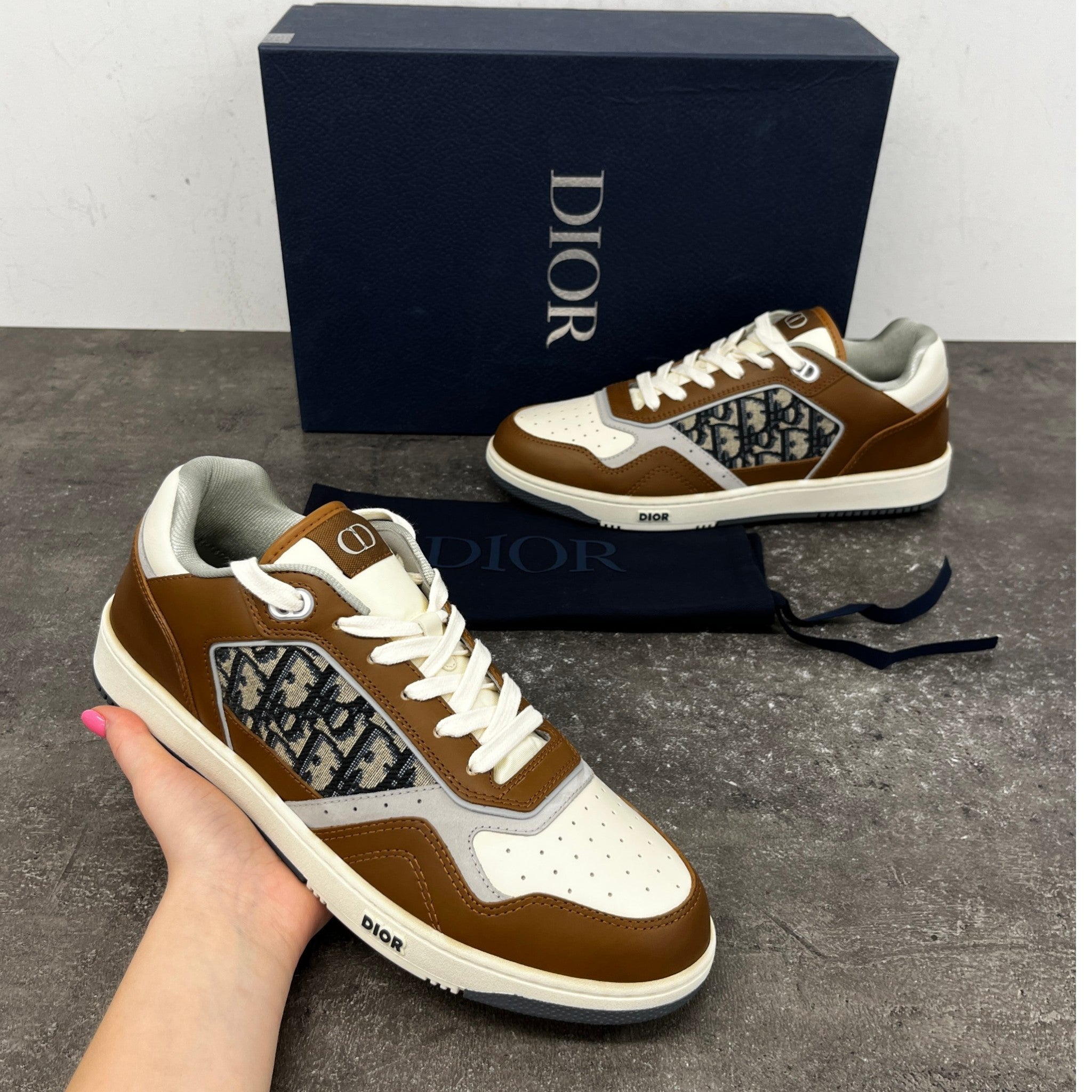 Men's B27 Uptown Low Trainers Brown Size EU 44 / UK 10
