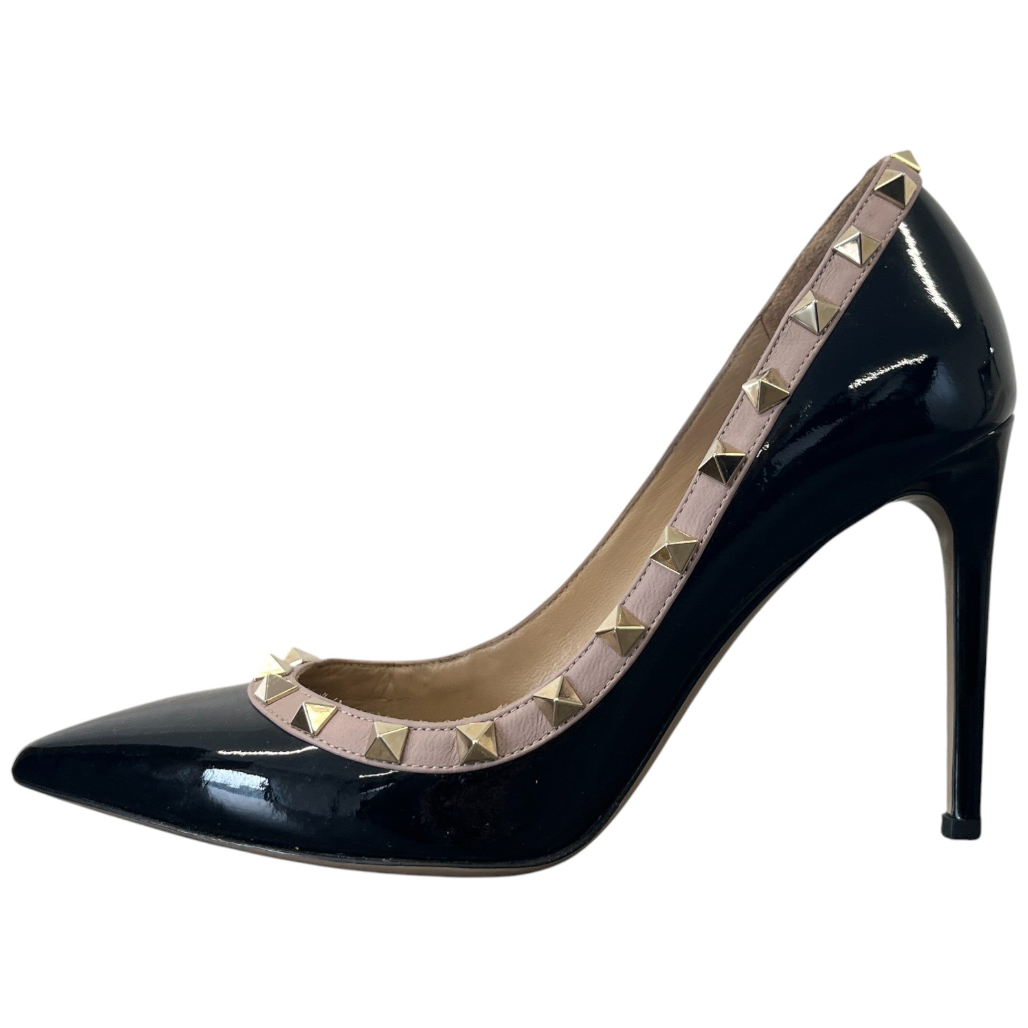 Women's Rockstud Heels Black Size EU 36.5 / UK 3.5