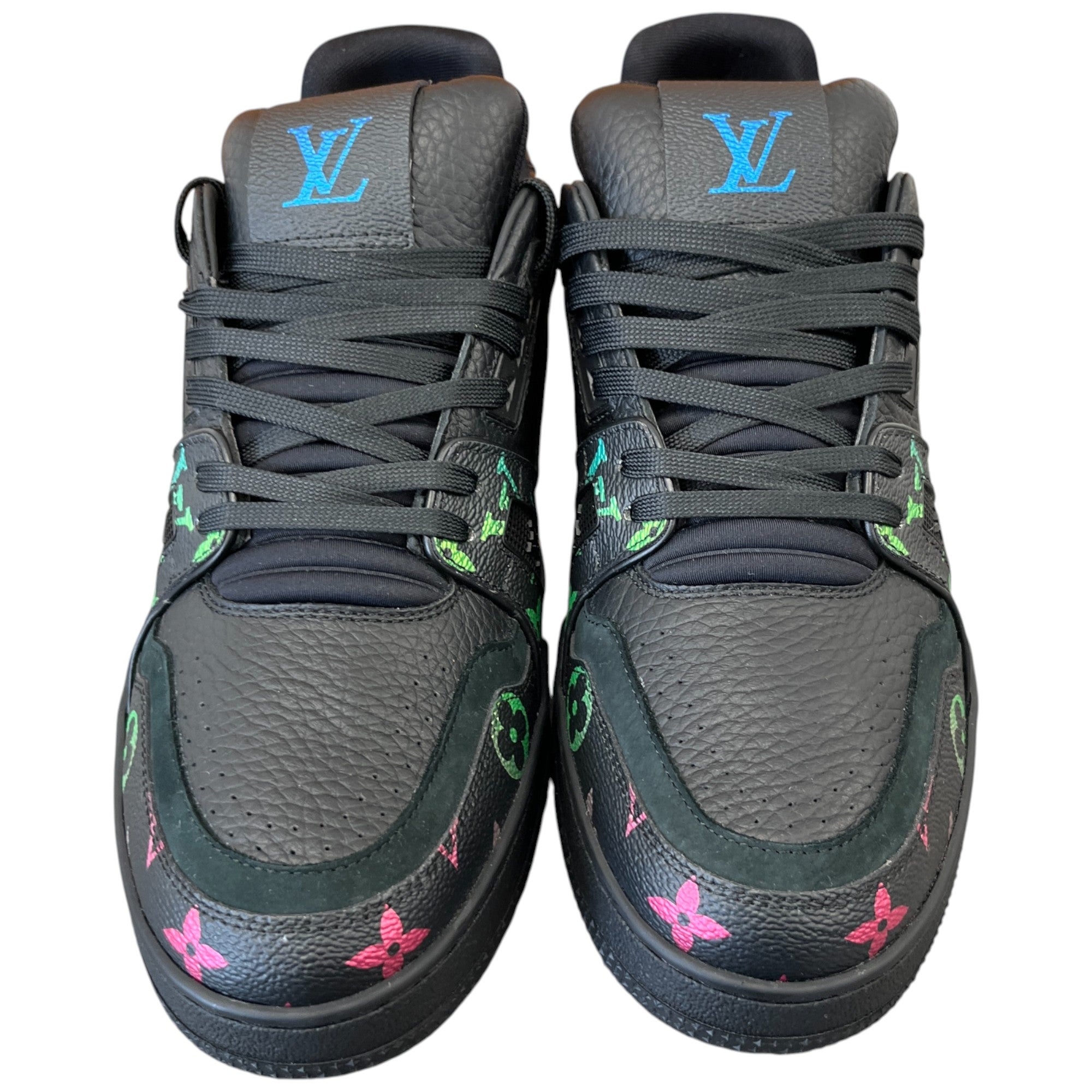 Men's Logo Print Rainbow Low Trainers Black Size EU 43 / UK 9