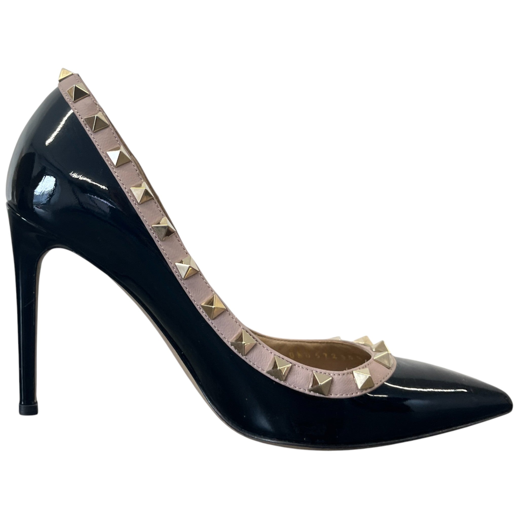 Women's Rockstud Heels Black Size EU 36.5 / UK 3.5