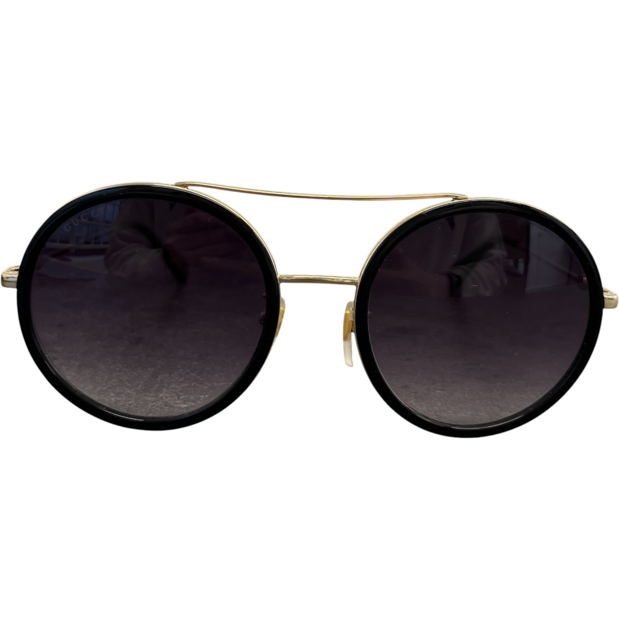 Women's Gg0061S Round Sunglasses Black