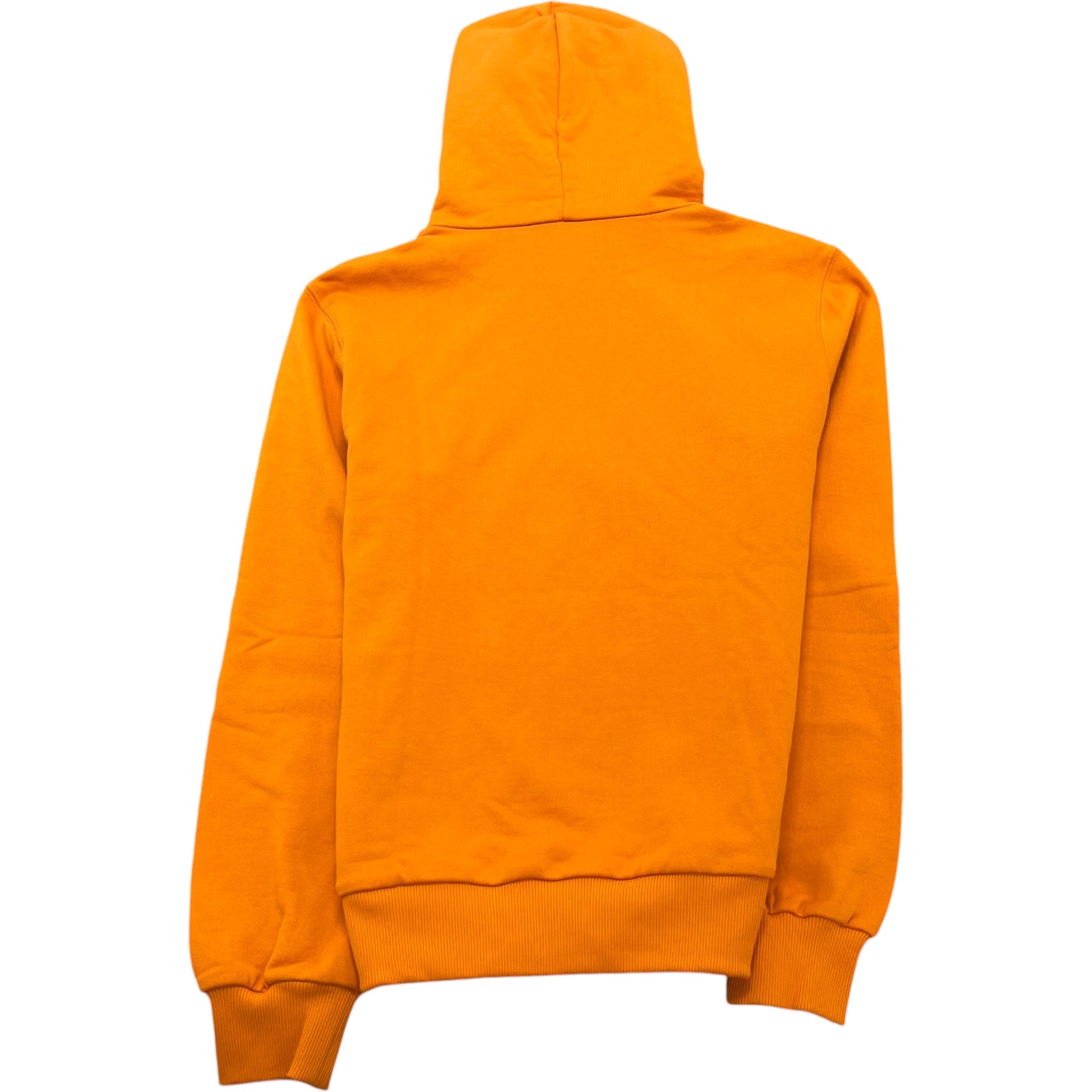 Men's Plaque Logo Hoodie Orange Size IT 48 / UK M