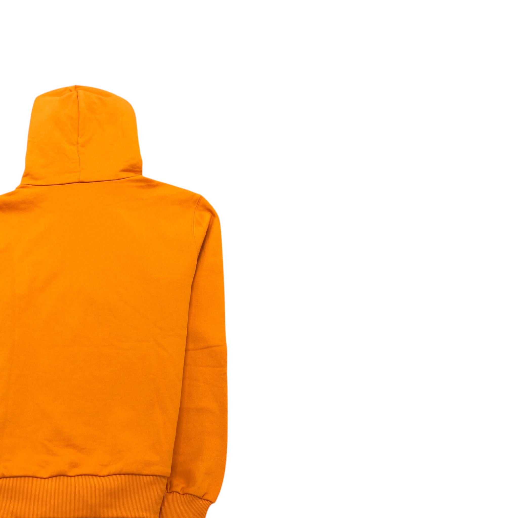 Men's Plaque Logo Hoodie Orange Size IT 48 / UK M