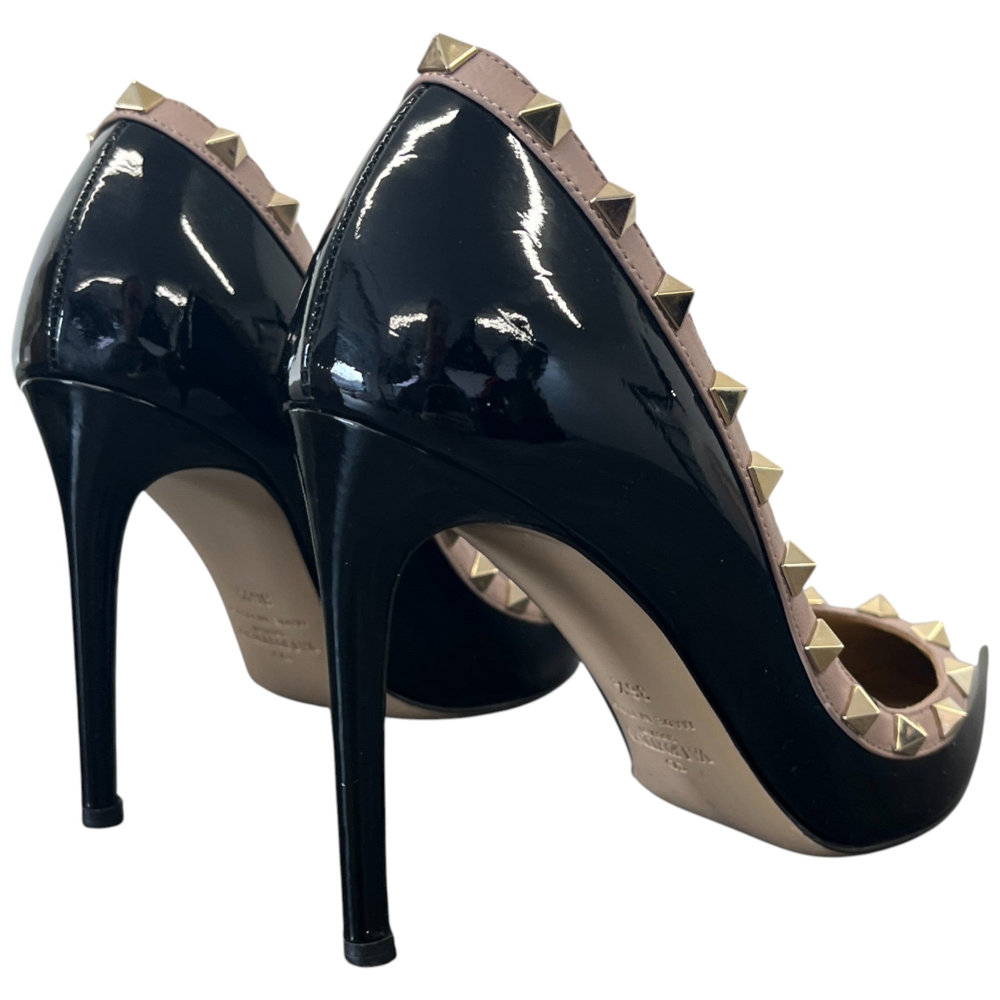 Women's Rockstud Heels Black Size EU 36.5 / UK 3.5