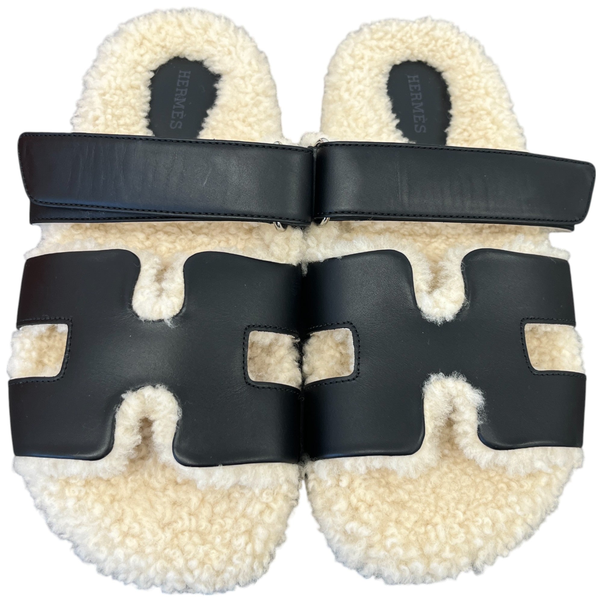 Women's Shearling Chypre Sandals Black Size EU 39.5 / UK 6.5