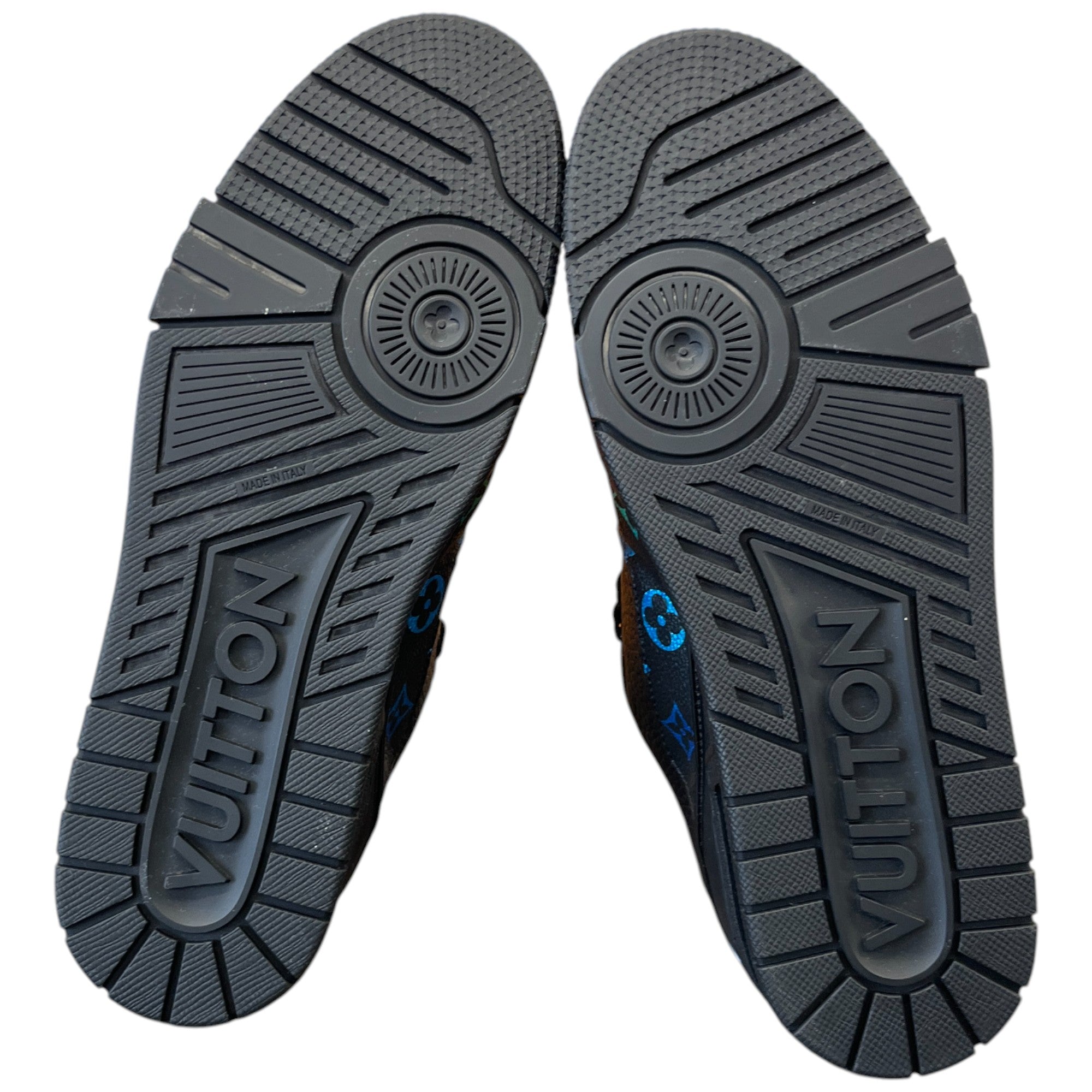 Men's Logo Print Rainbow Low Trainers Black Size EU 43 / UK 9