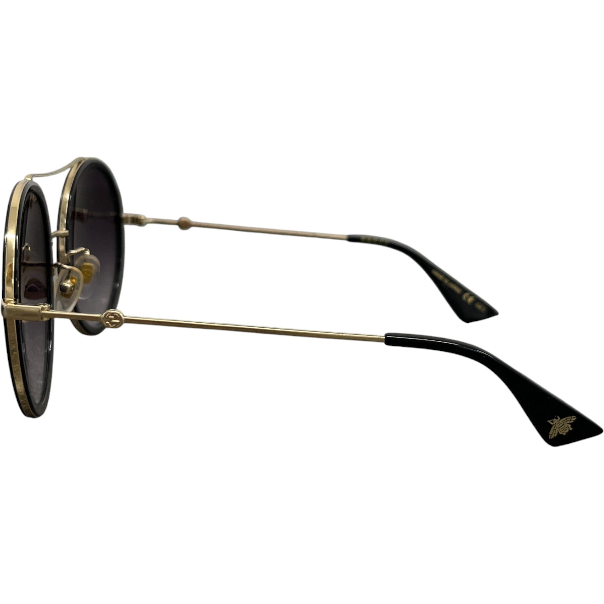 Women's Gg0061S Round Sunglasses Black