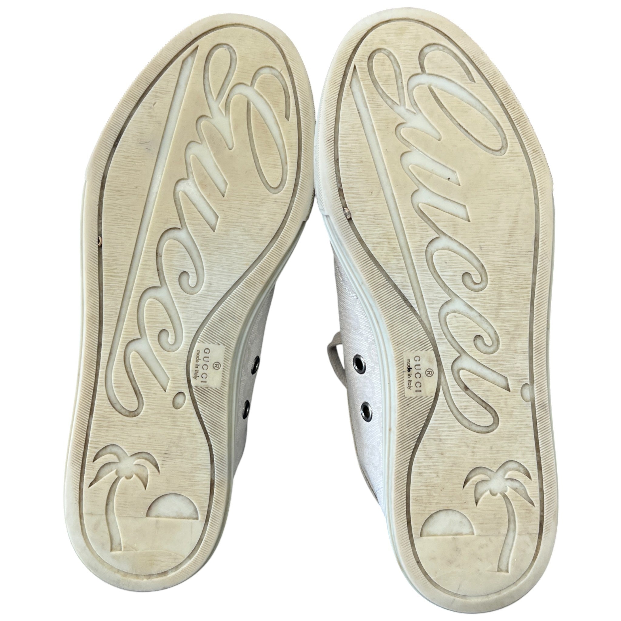 Women's Gg Canvas Low Trainers Grey Size EU 36.5 / UK 3.5