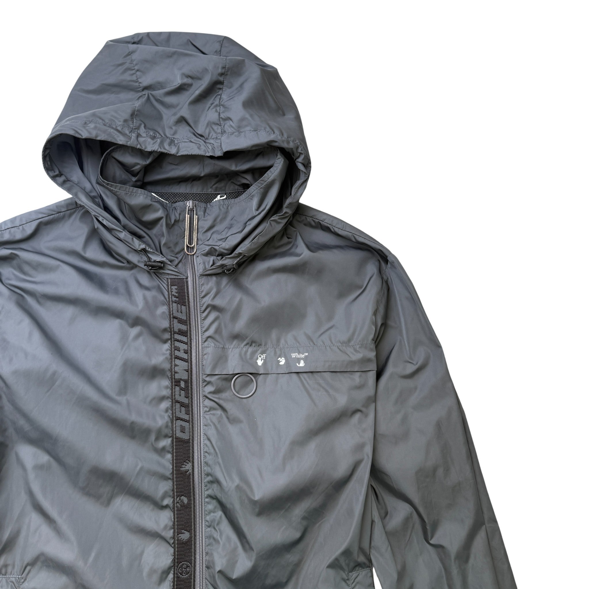 Men's Logo Windbreaker Black Size XL