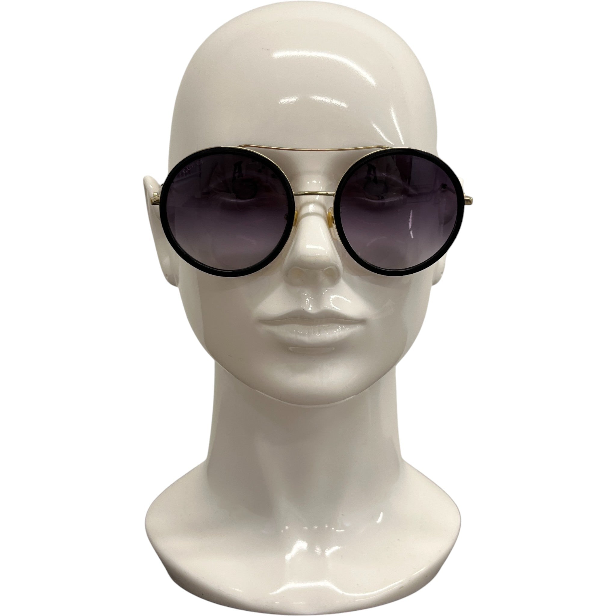 Women's Gg0061S Round Sunglasses Black