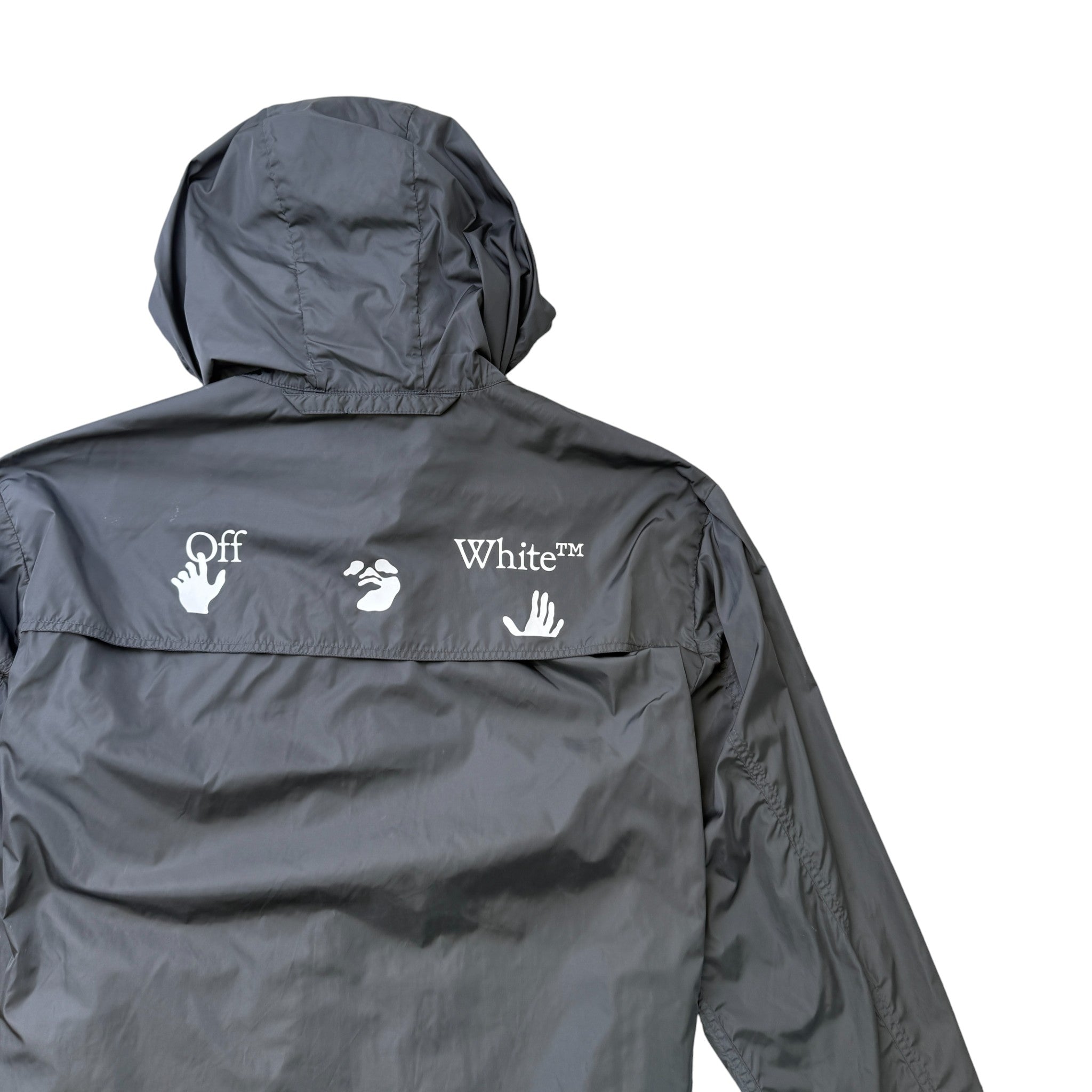 Men's Logo Windbreaker Black Size XL