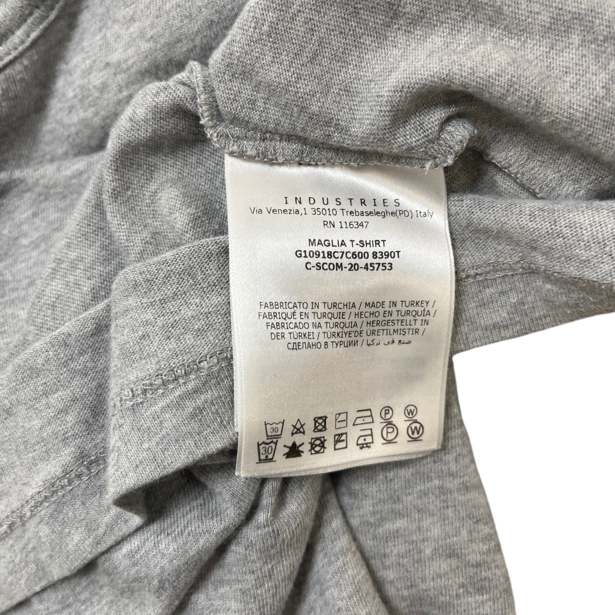 Men's Maglia T-Shirt Grey Size S