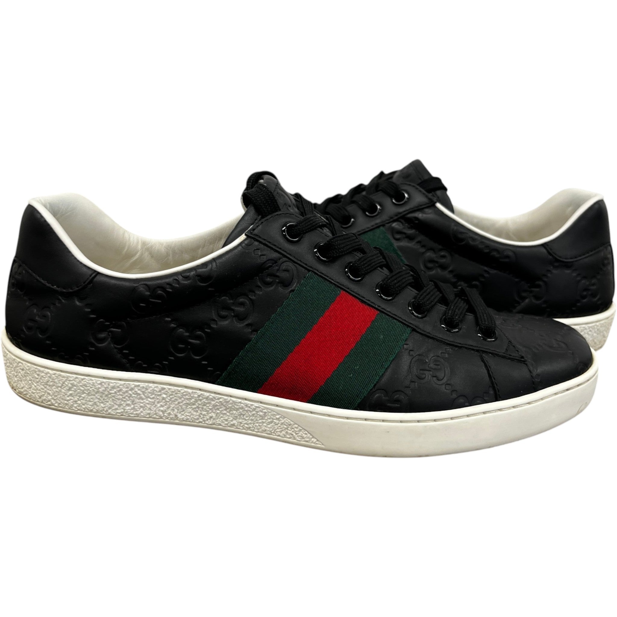 Men's Gg Marmont Low Trainers Black Size EU 40 / UK 6