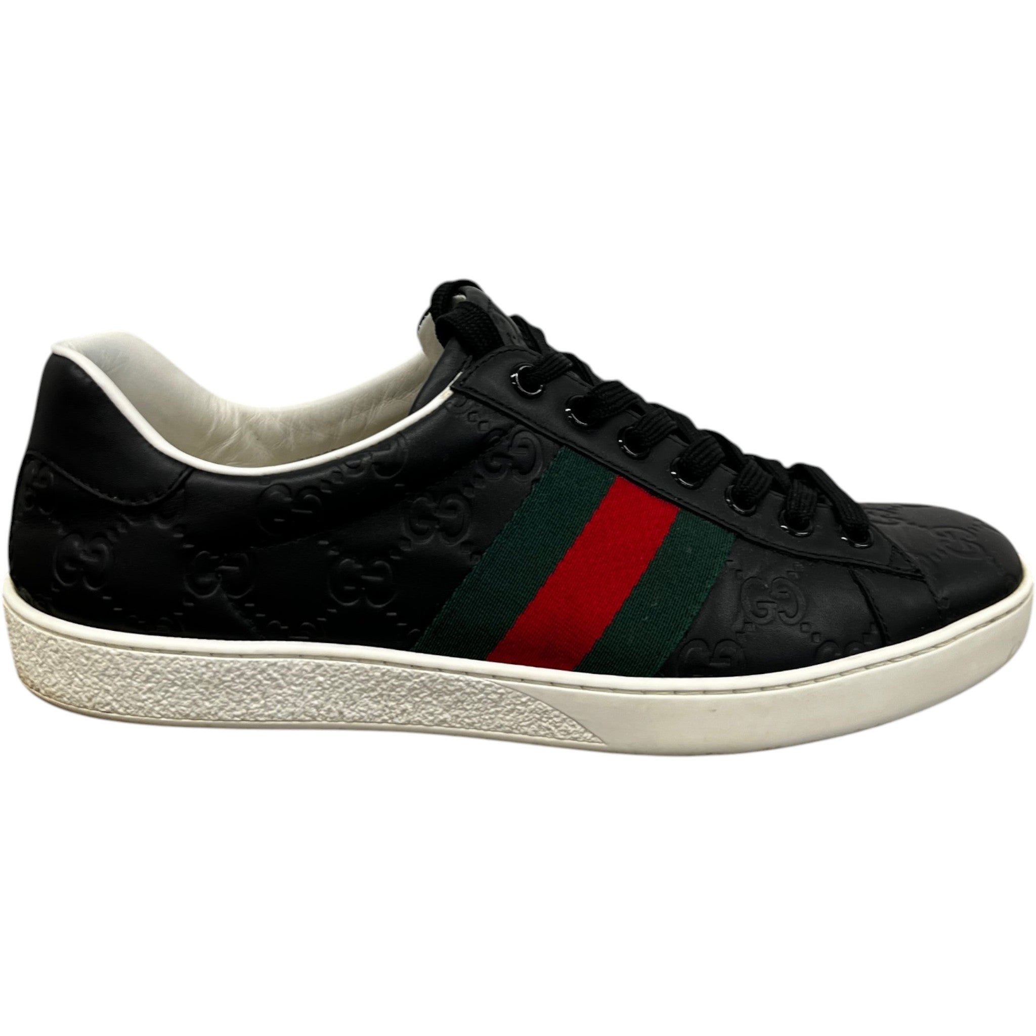 Men's Gg Marmont Low Trainers Black Size EU 40 / UK 6