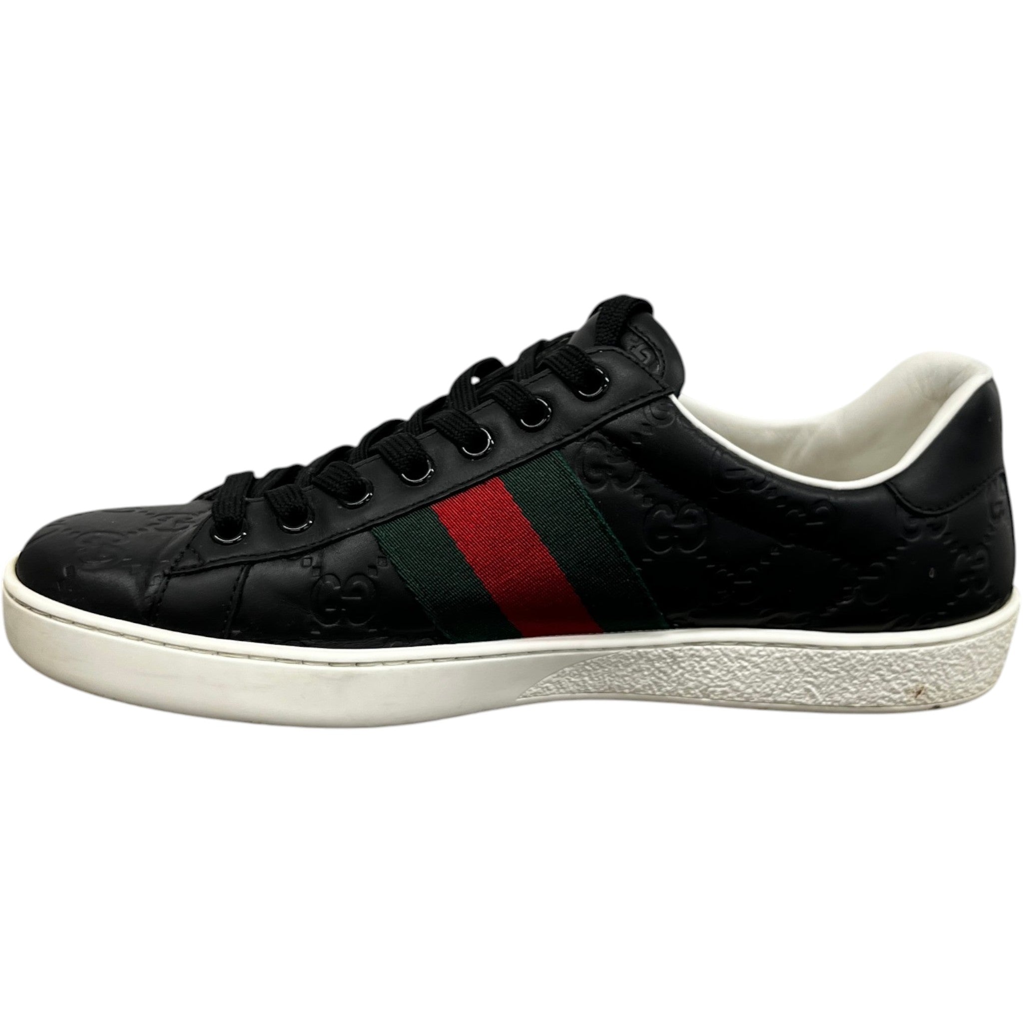 Men's Gg Marmont Low Trainers Black Size EU 40 / UK 6
