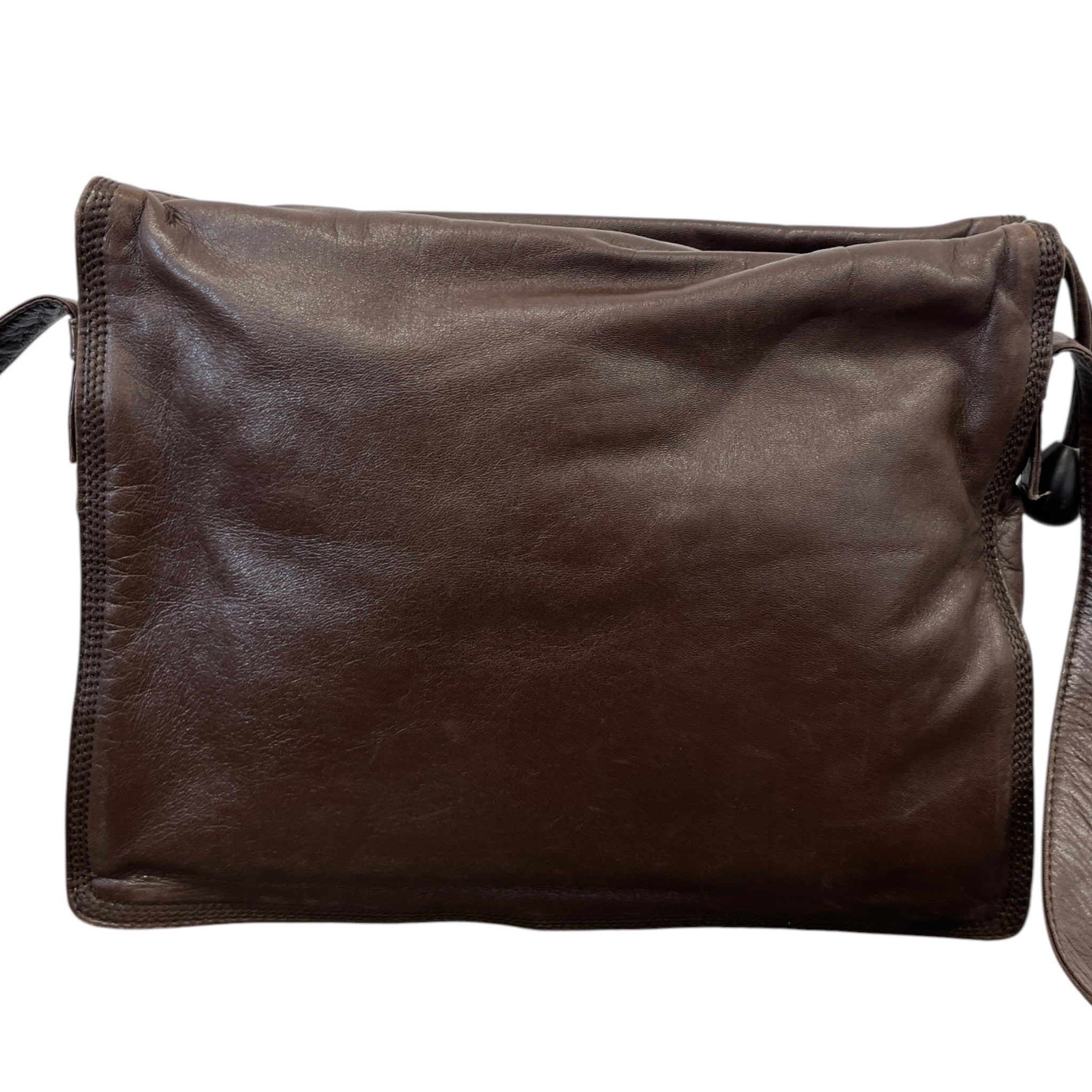 Women's Embossed Anagram Shoulder Bag Brown