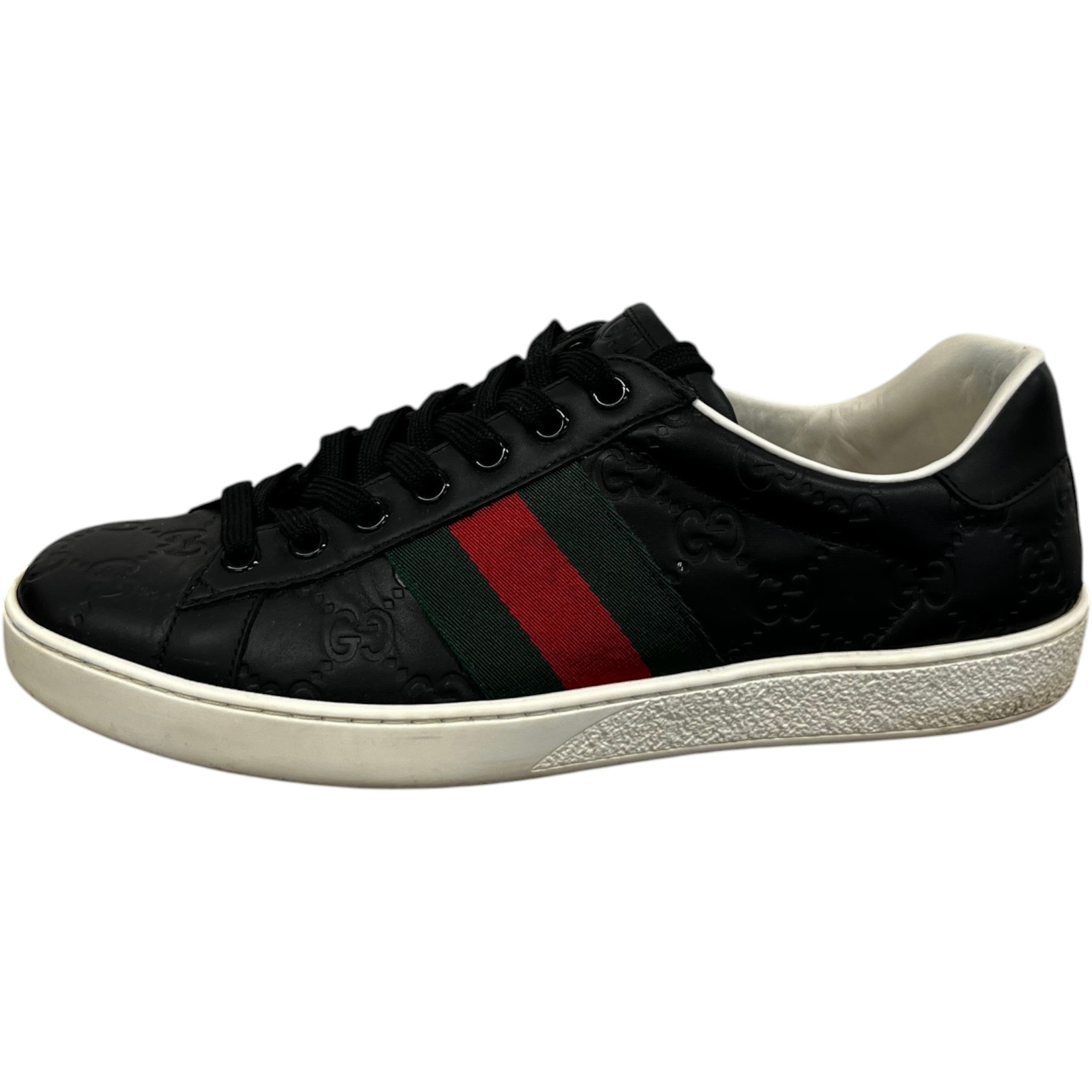 Men's Gg Marmont Low Trainers Black Size EU 40 / UK 6