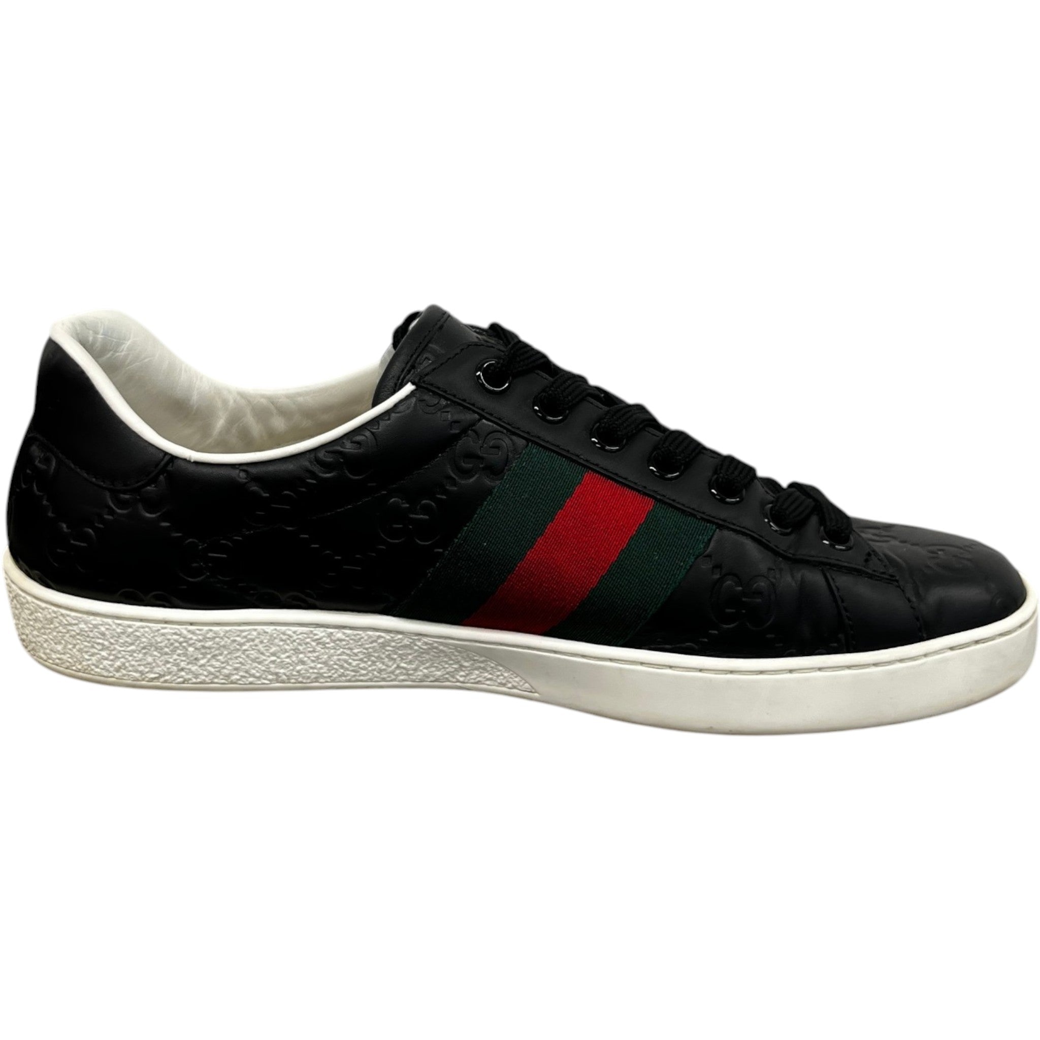 Men's Gg Marmont Low Trainers Black Size EU 40 / UK 6