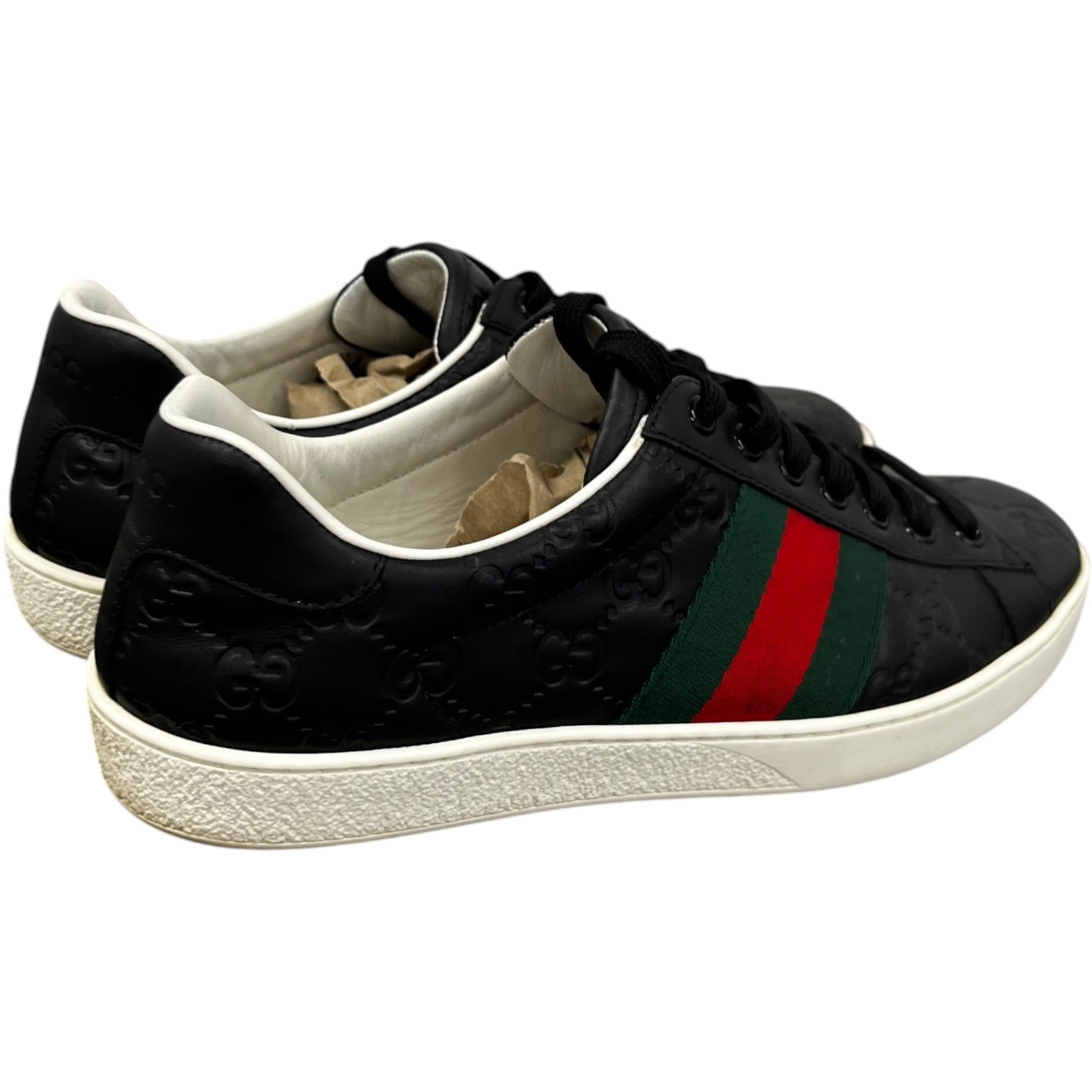 Men's Gg Marmont Low Trainers Black Size EU 40 / UK 6