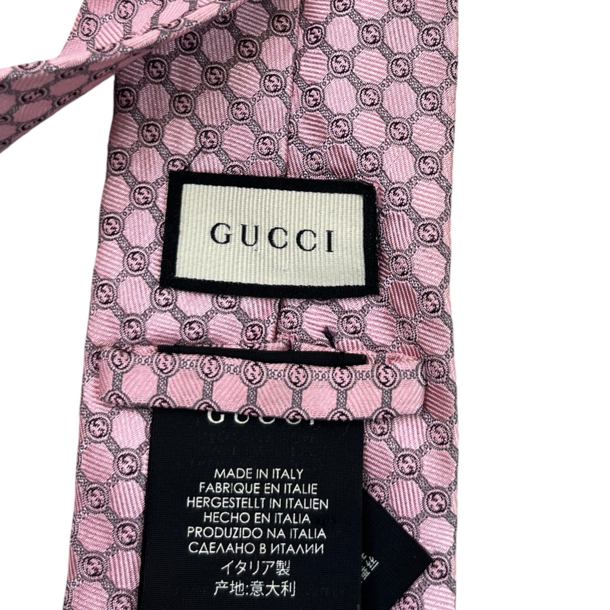 Men's Gg Supreme Tie Pink