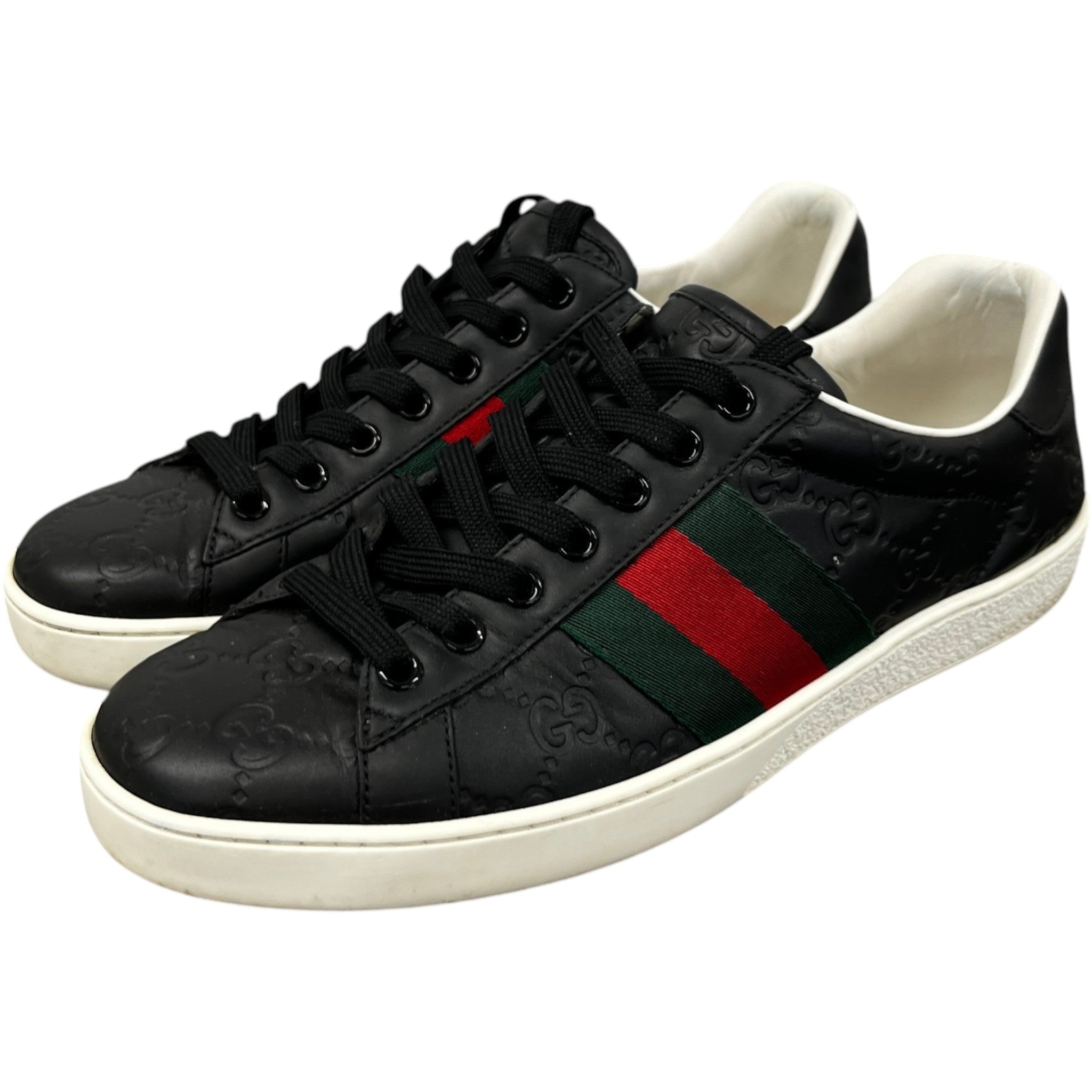 Men's Gg Marmont Low Trainers Black Size EU 40 / UK 6