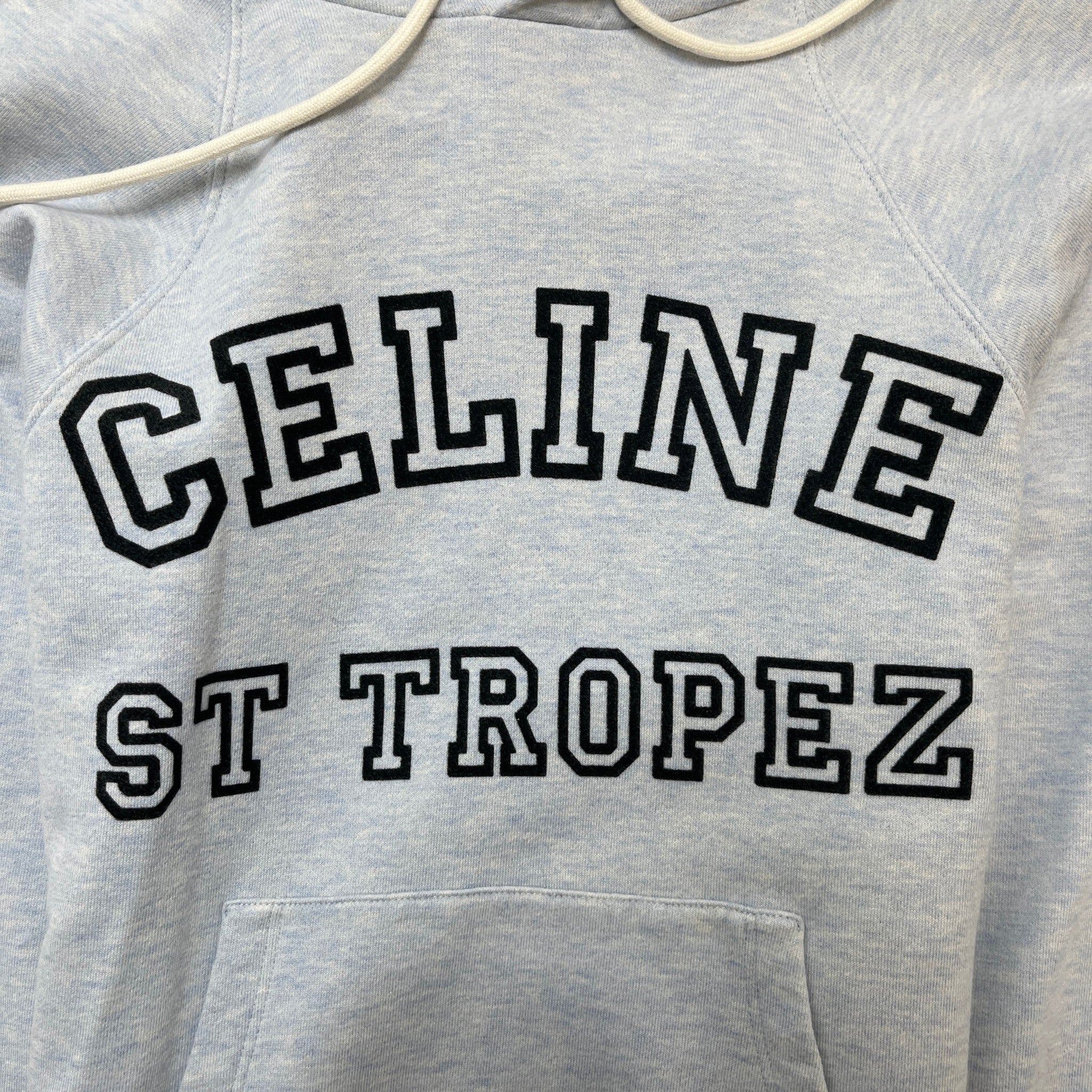 Women's Logo Print Hoodie Grey Size XS
