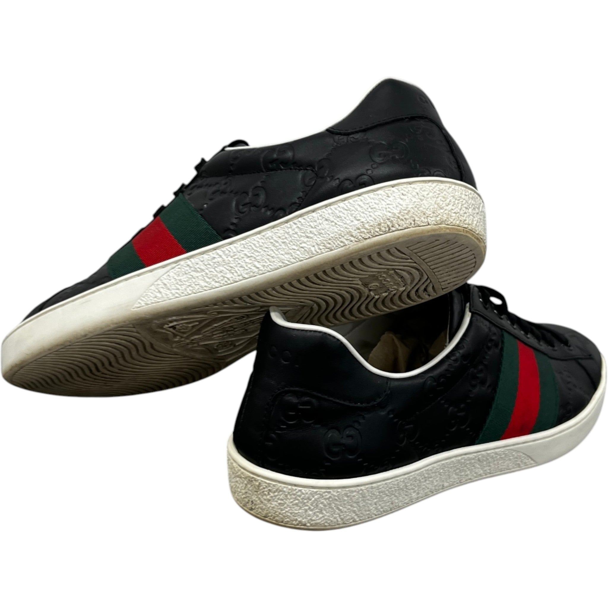 Men's Gg Marmont Low Trainers Black Size EU 40 / UK 6