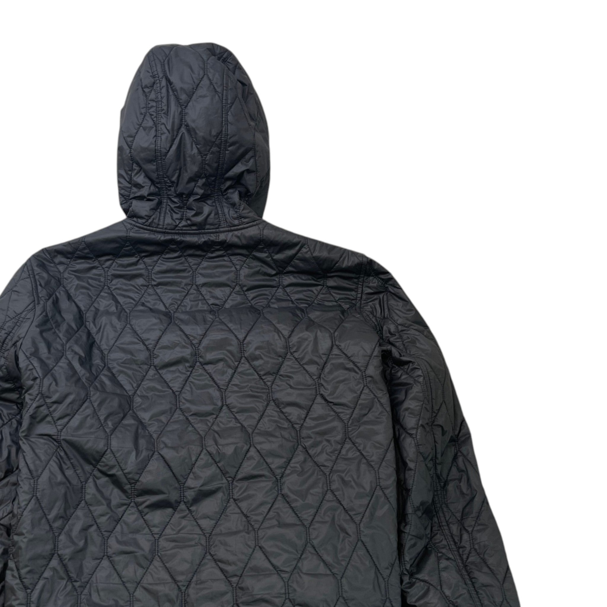 Men's Nova Check Lined Quilted Jacket Black Size XXL