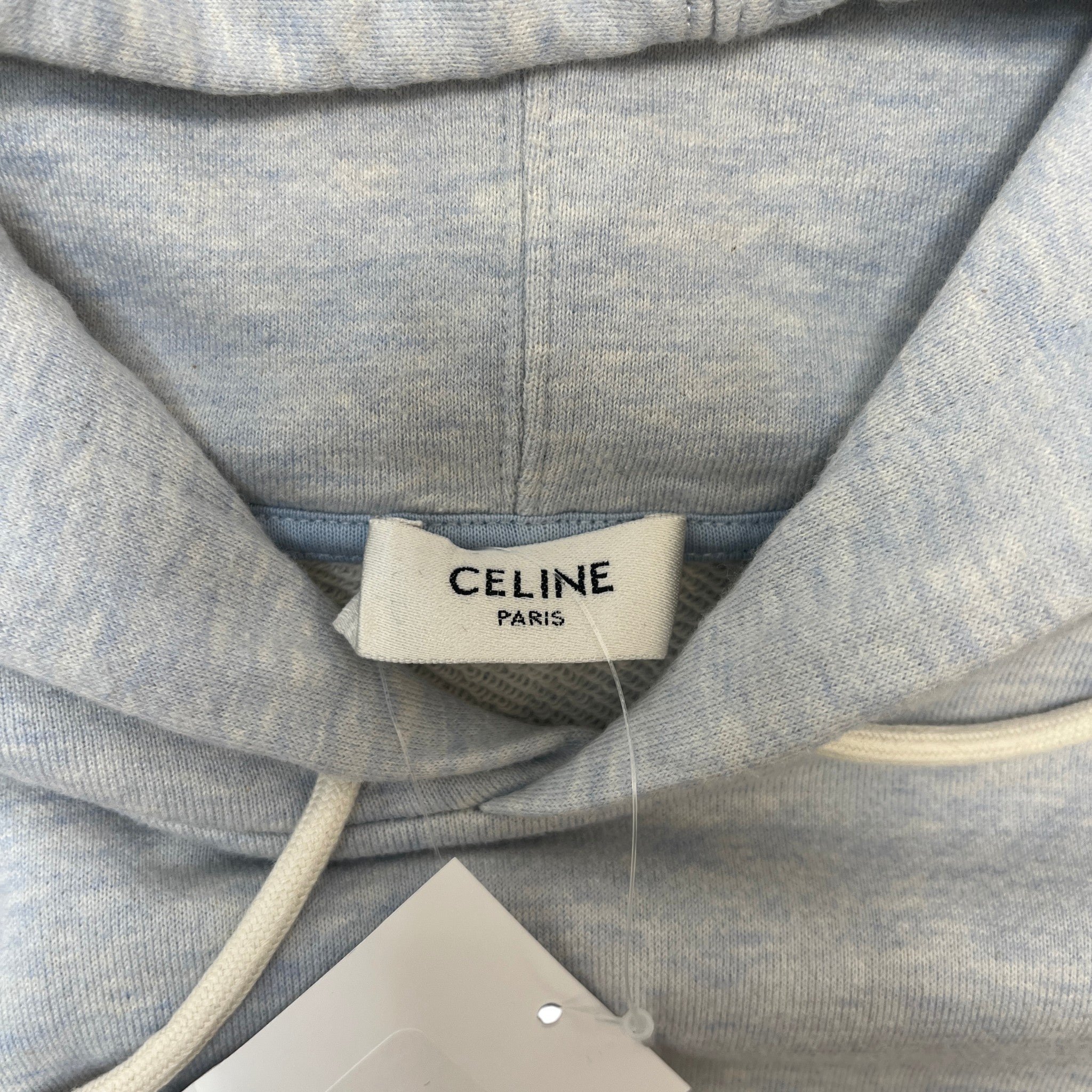 Women's Logo Print Hoodie Grey Size XS