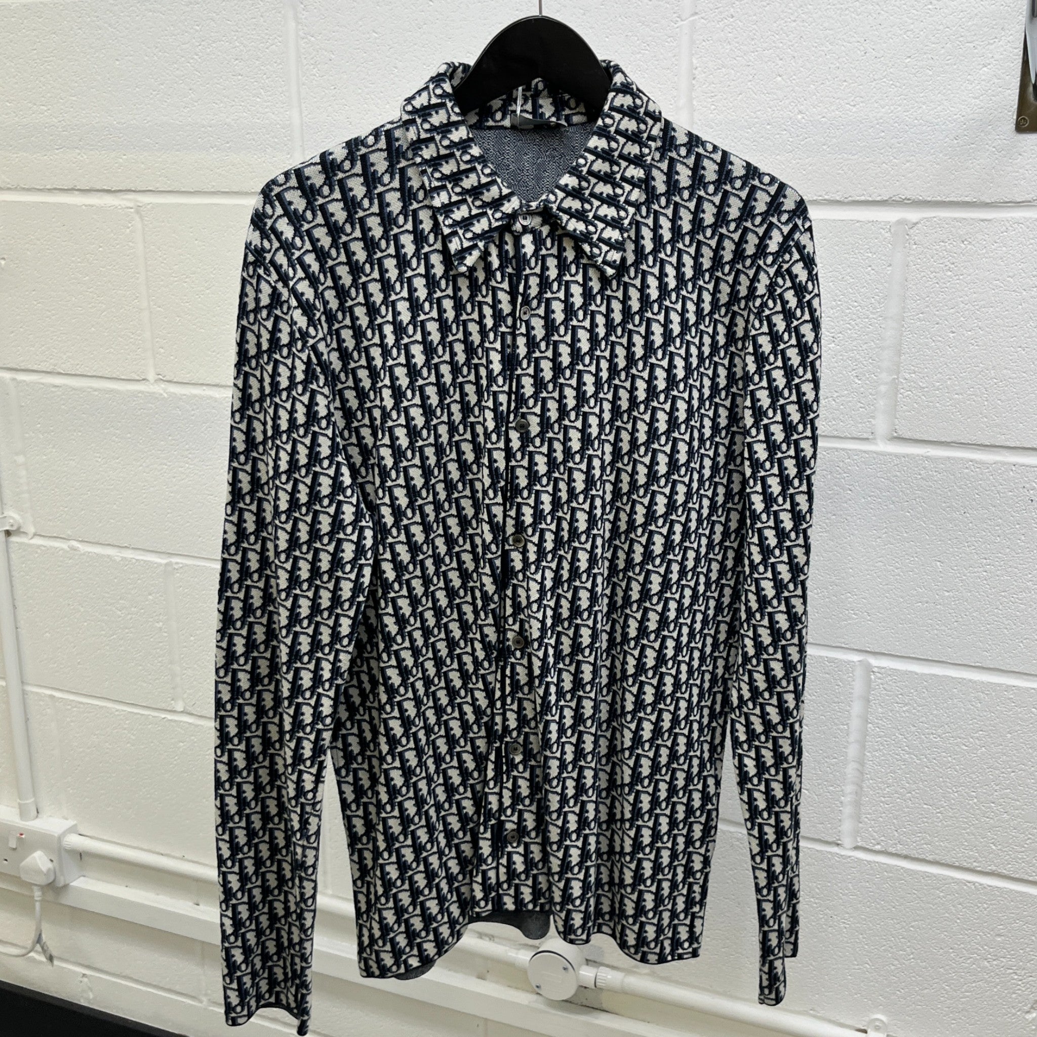 Men's Oblique OverShirt Navy Size M